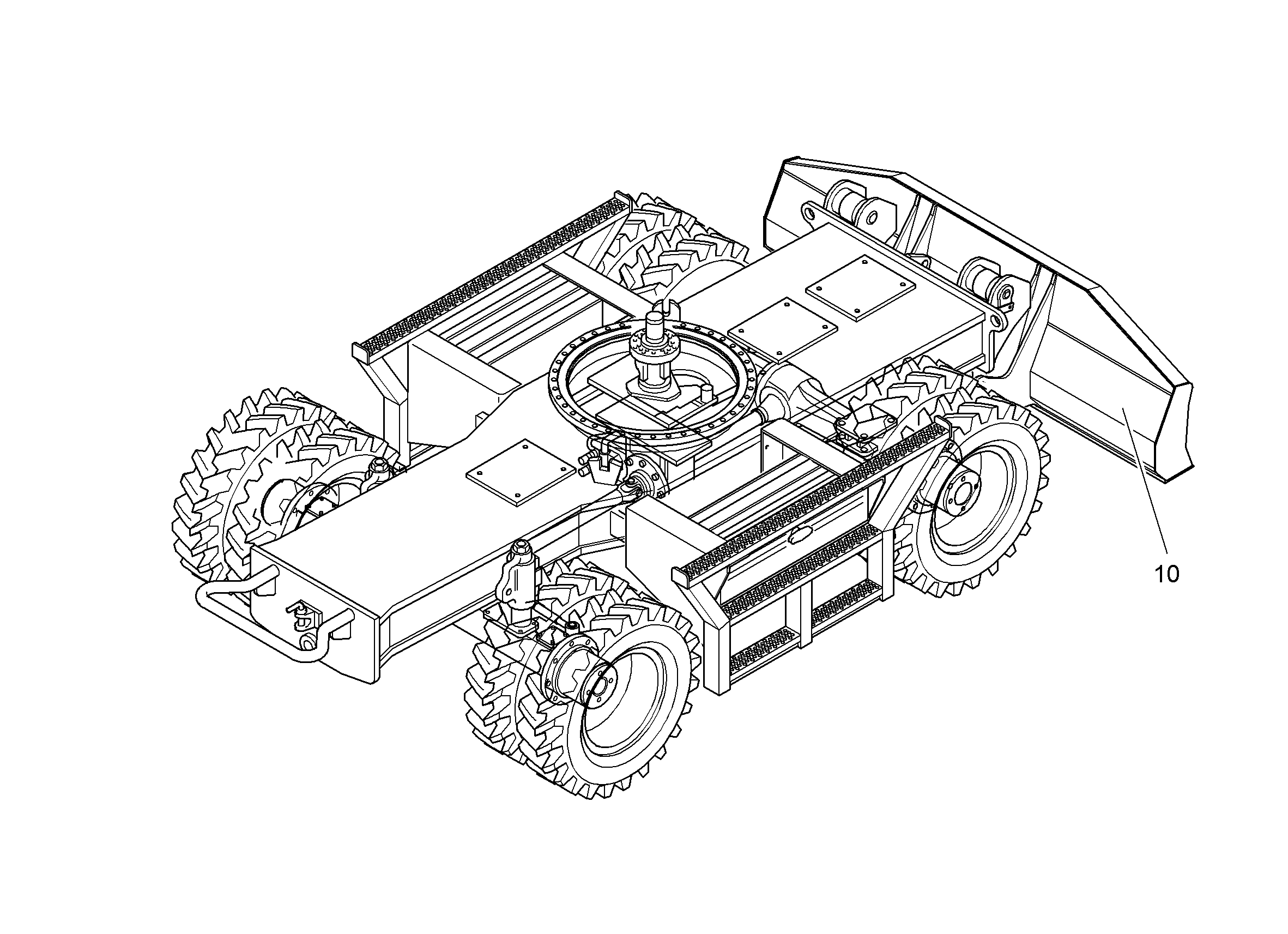 ШАССИ СО ЩИТОМ 9289830 LIEBHERR
