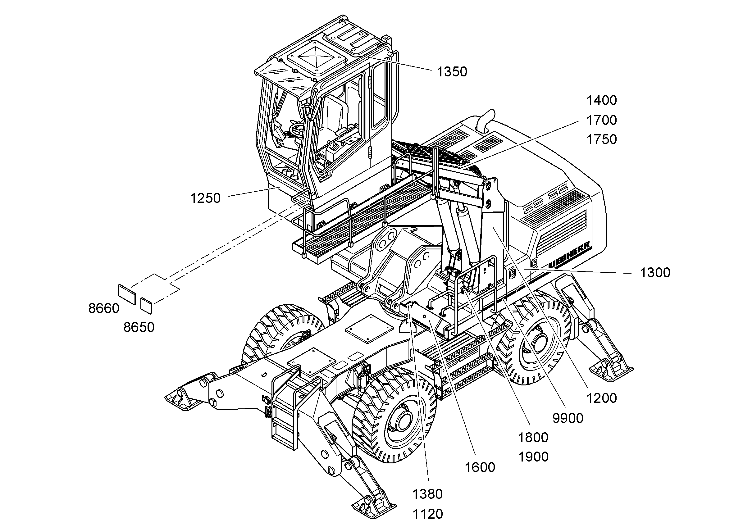 КОМПЛЕКТУЮЩИЕ  ДЕТАЛИ 9580361 LIEBHERR