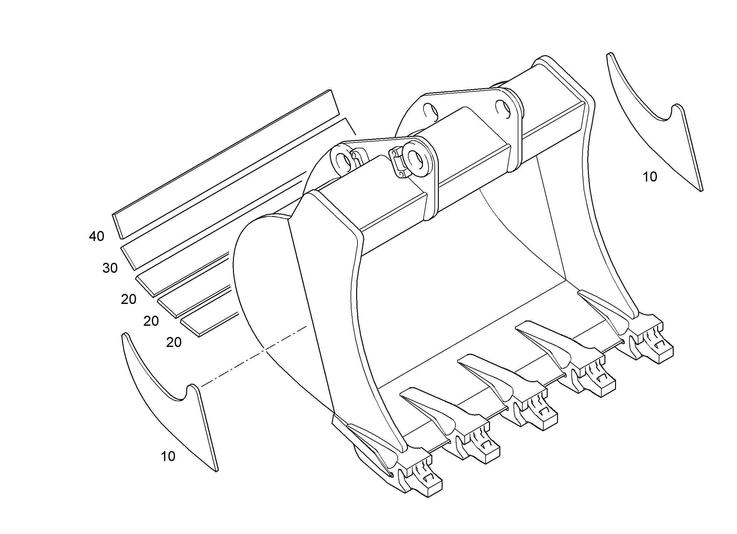 ПЛАНКА ИЗНАШИВАЮЩАЯСЯ 10X100X1087 9582048 LIEBHERR