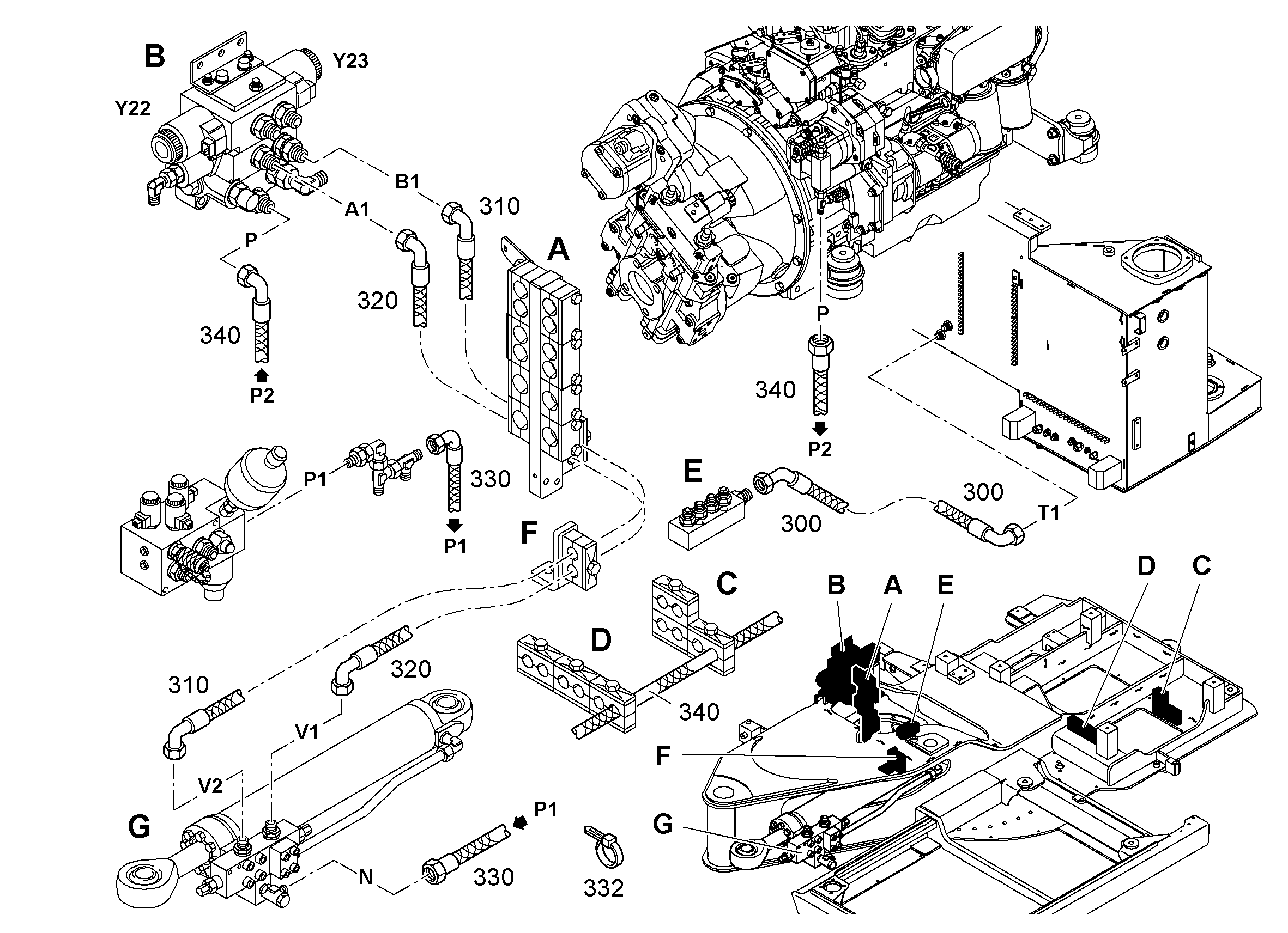 ШЛАНГ 10X1050 10038220 LIEBHERR