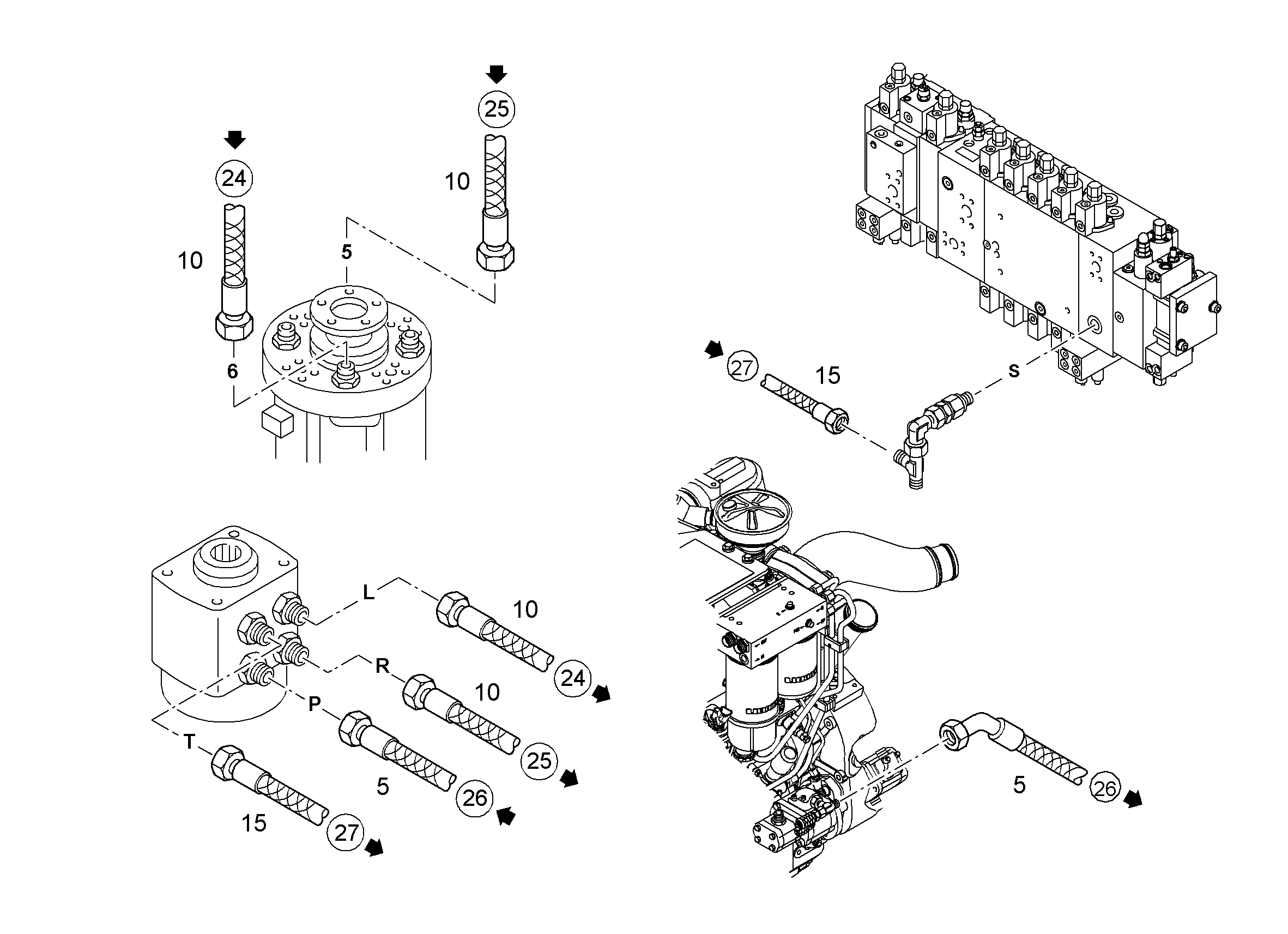 ШЛАНГ 12X3500 10217188 LIEBHERR