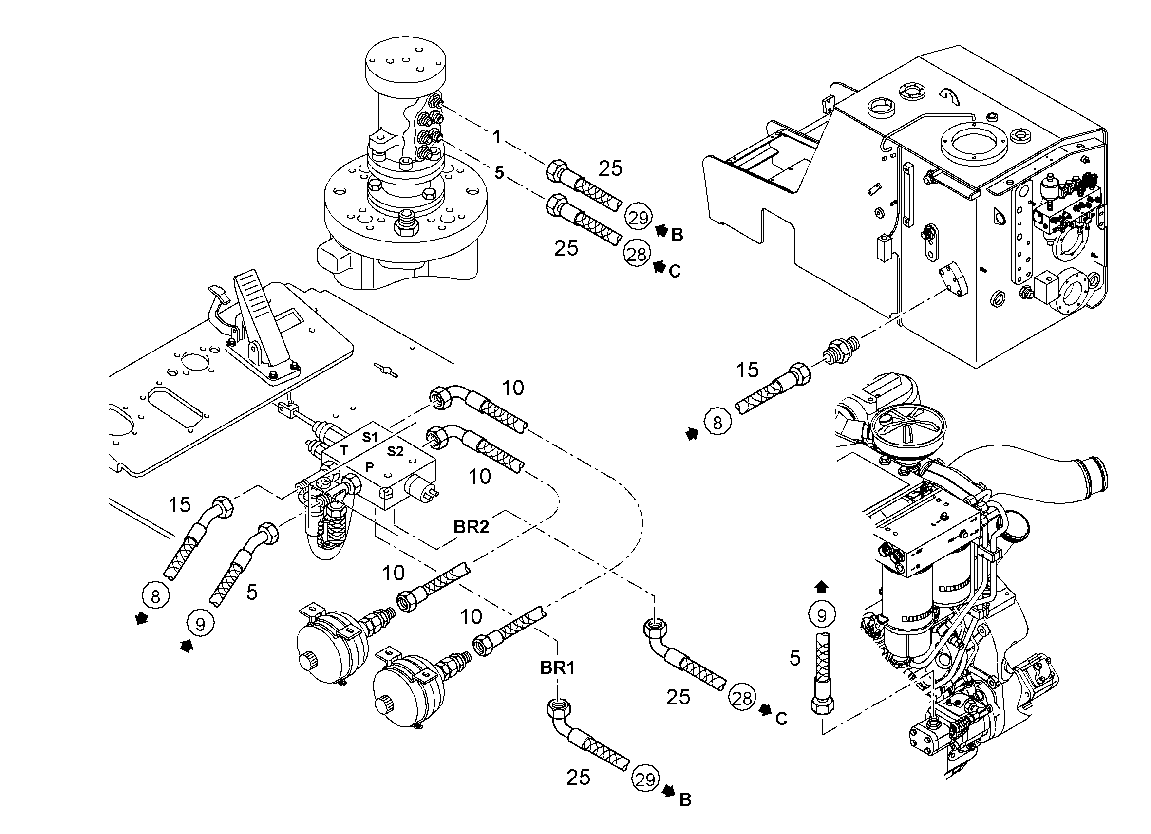 ШЛАНГ 10X3250 10036656 LIEBHERR