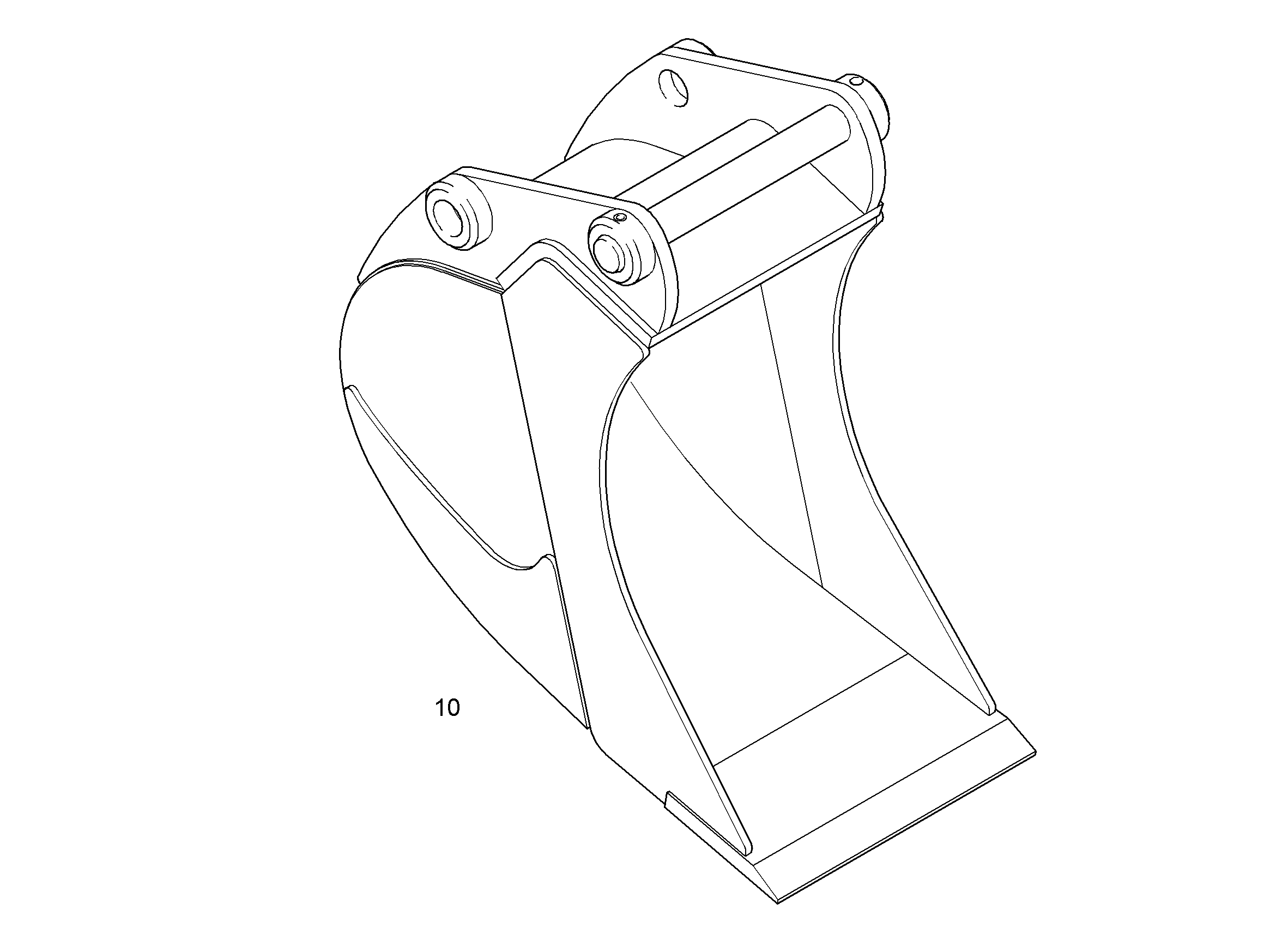 ЛОПАТА ОБРАТНАЯ HD 650mm 0,38m³ 9583164 LIEBHERR