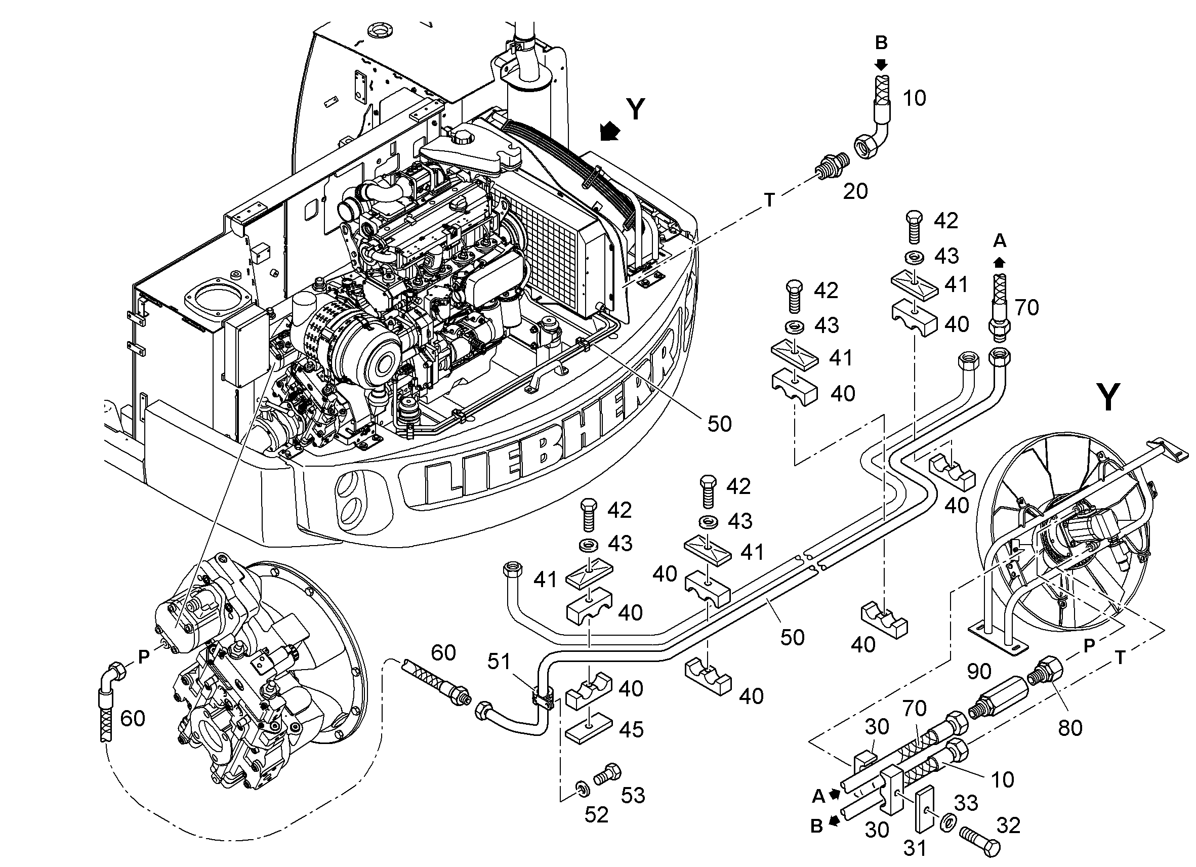 ШЛАНГ 12X450 10035519 LIEBHERR