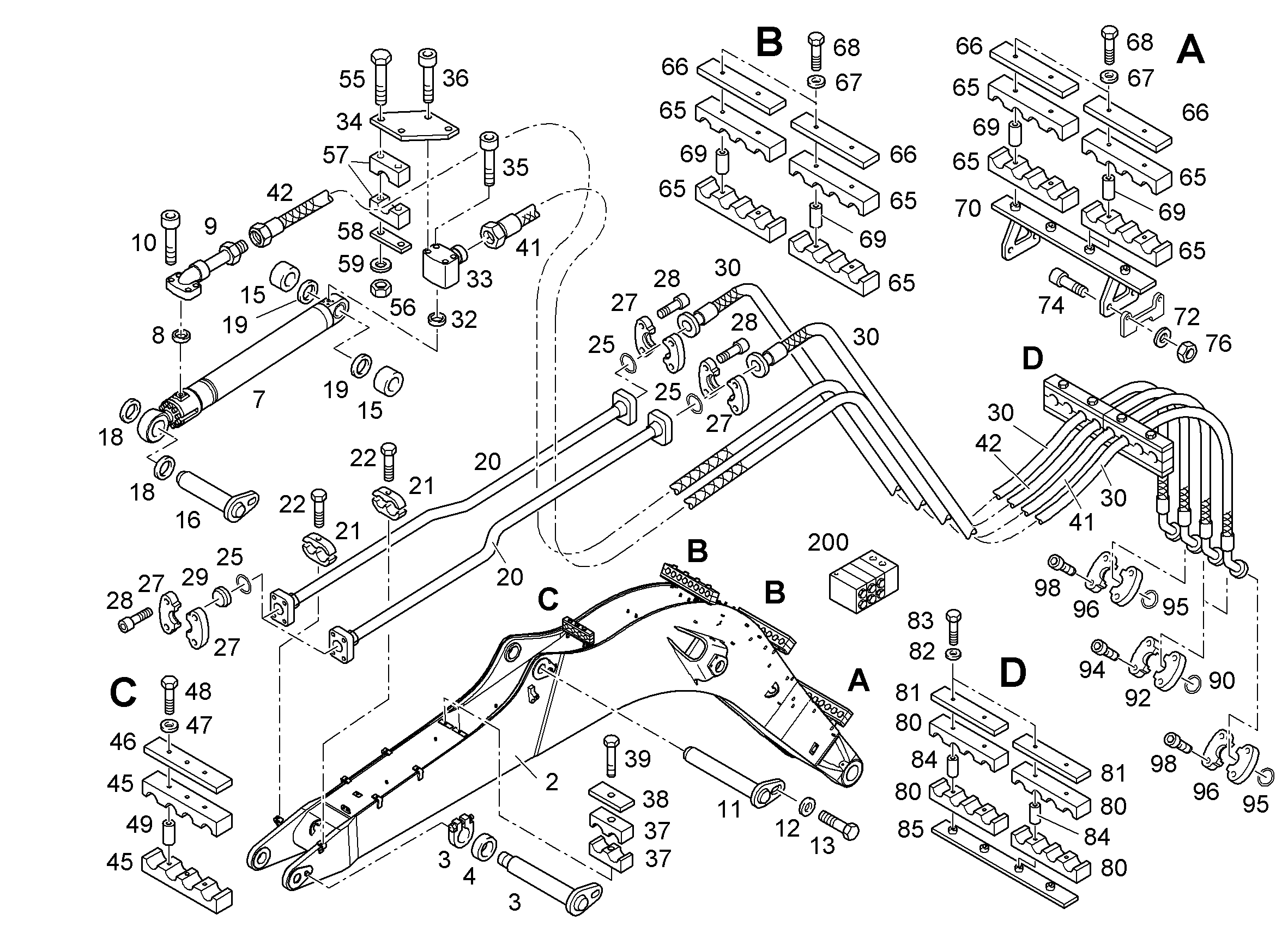 СМАЗОЧНЫЕ ЛИНИИ УСТАНОВКА 9585544 LIEBHERR