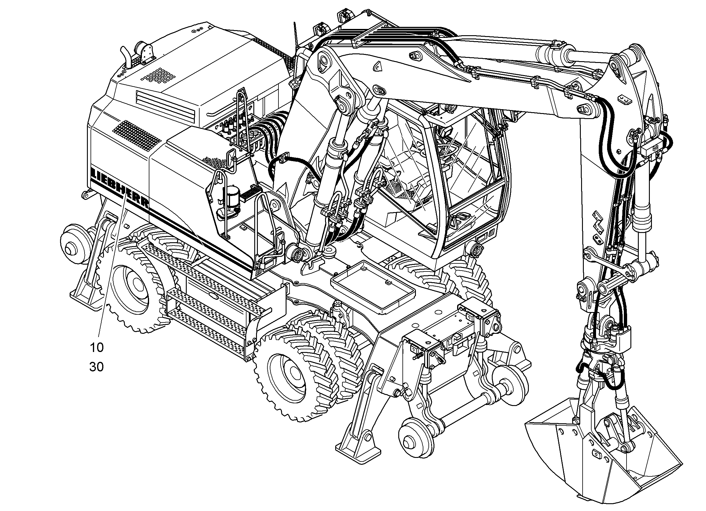 ТАБЛИЧКИ НЕЙТРАЛЬНЫЕ 9601631 LIEBHERR
