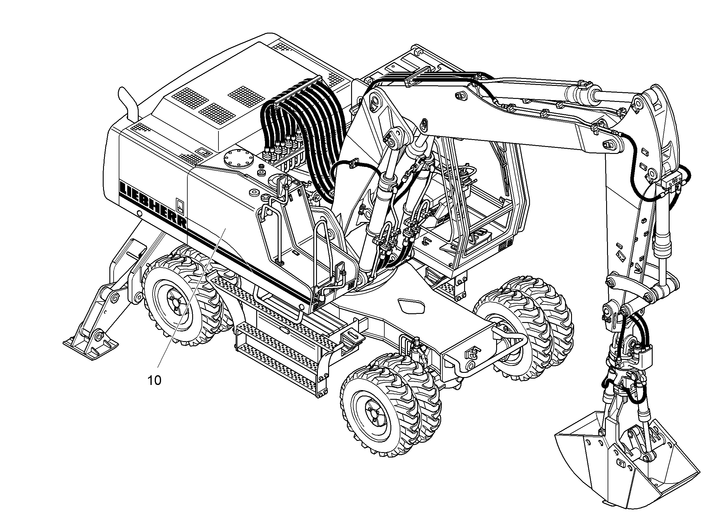 ГИДРАВЛ. ЖИДКОСТЬ ПОДОГРЕВ 9627972 LIEBHERR