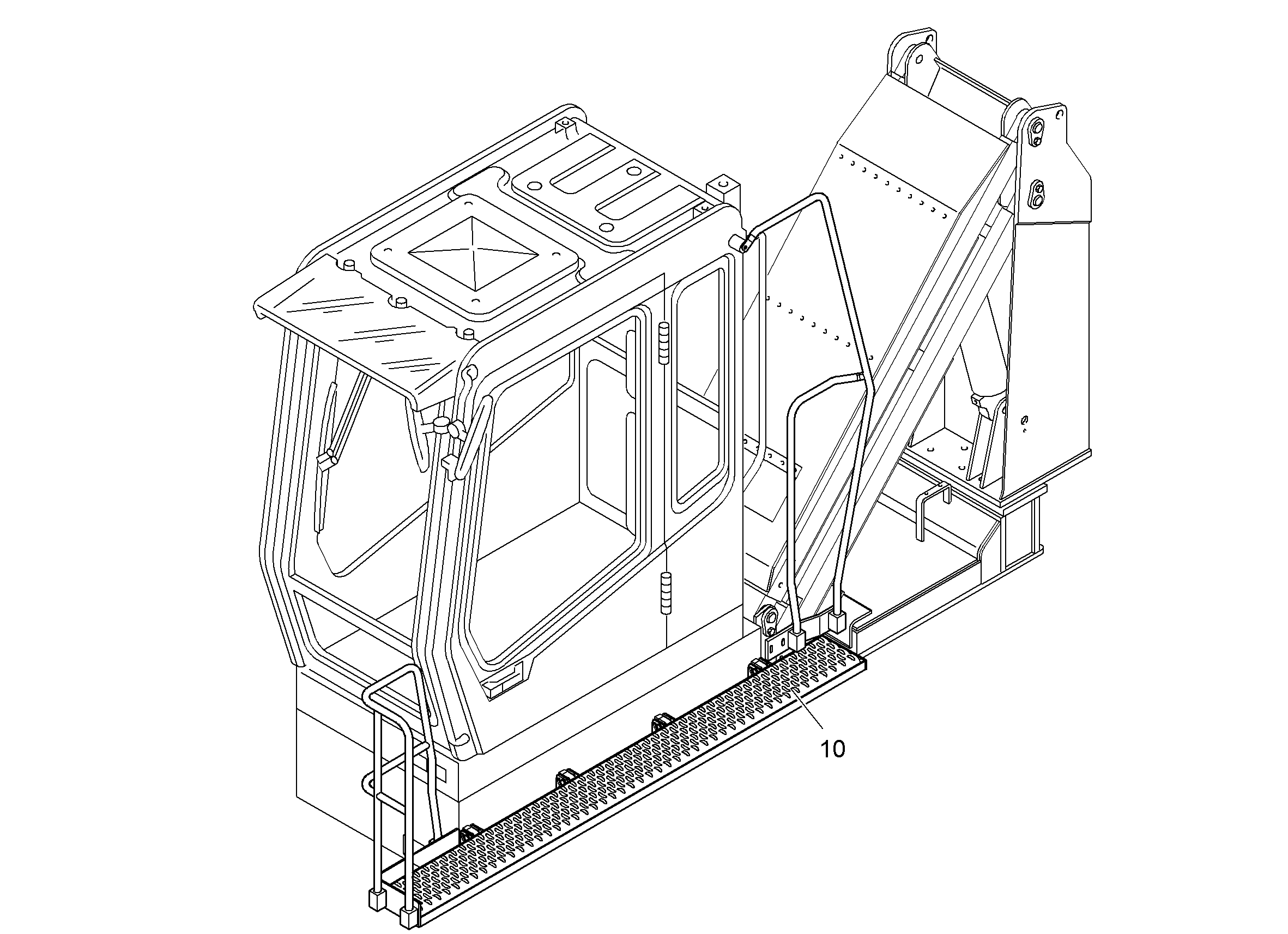 ПЛАТФОРМА КАБИНЫ РЕГУЛИРУЕМАЯ 9585319 LIEBHERR