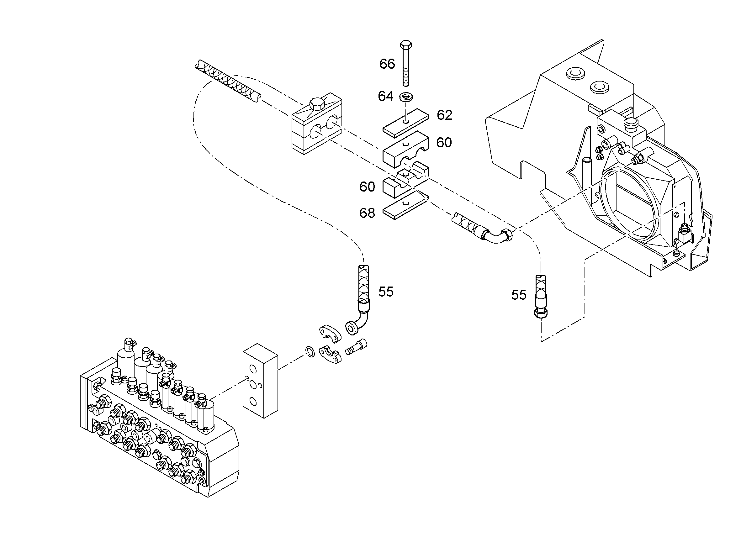 ШЛАНГ 25X1800 10043627 LIEBHERR