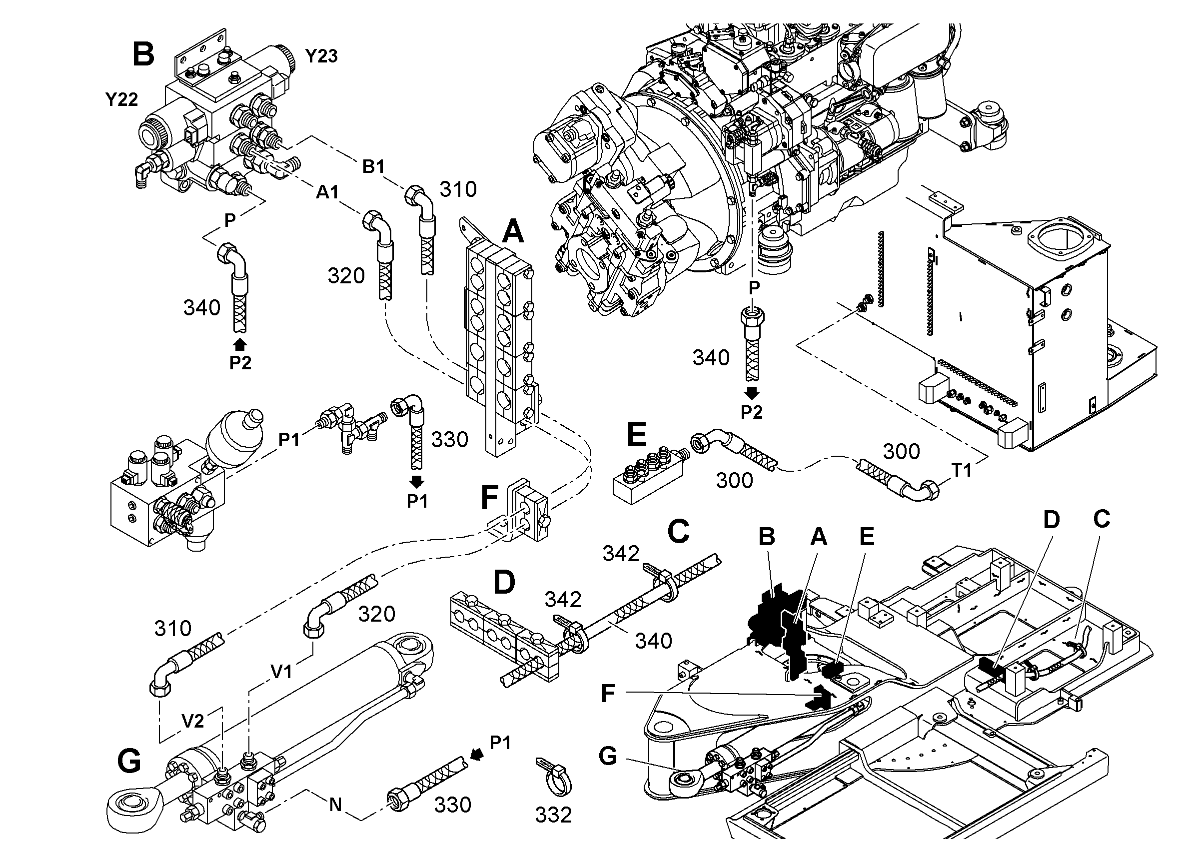 ШЛАНГ 10X1350 10039107 LIEBHERR
