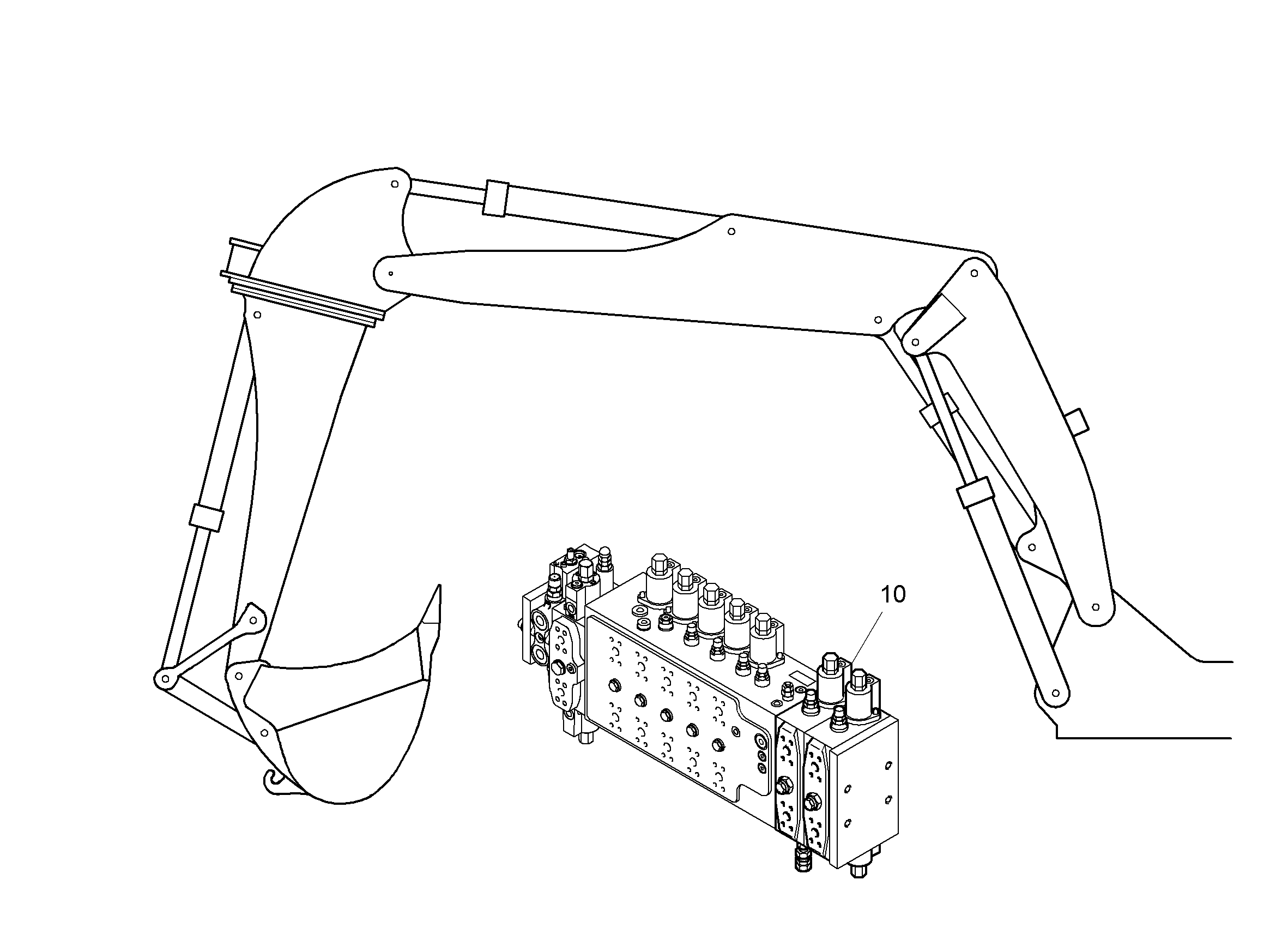 ГИДРАВЛИЧЕСКАЯ СИСТЕМА 9621276 LIEBHERR