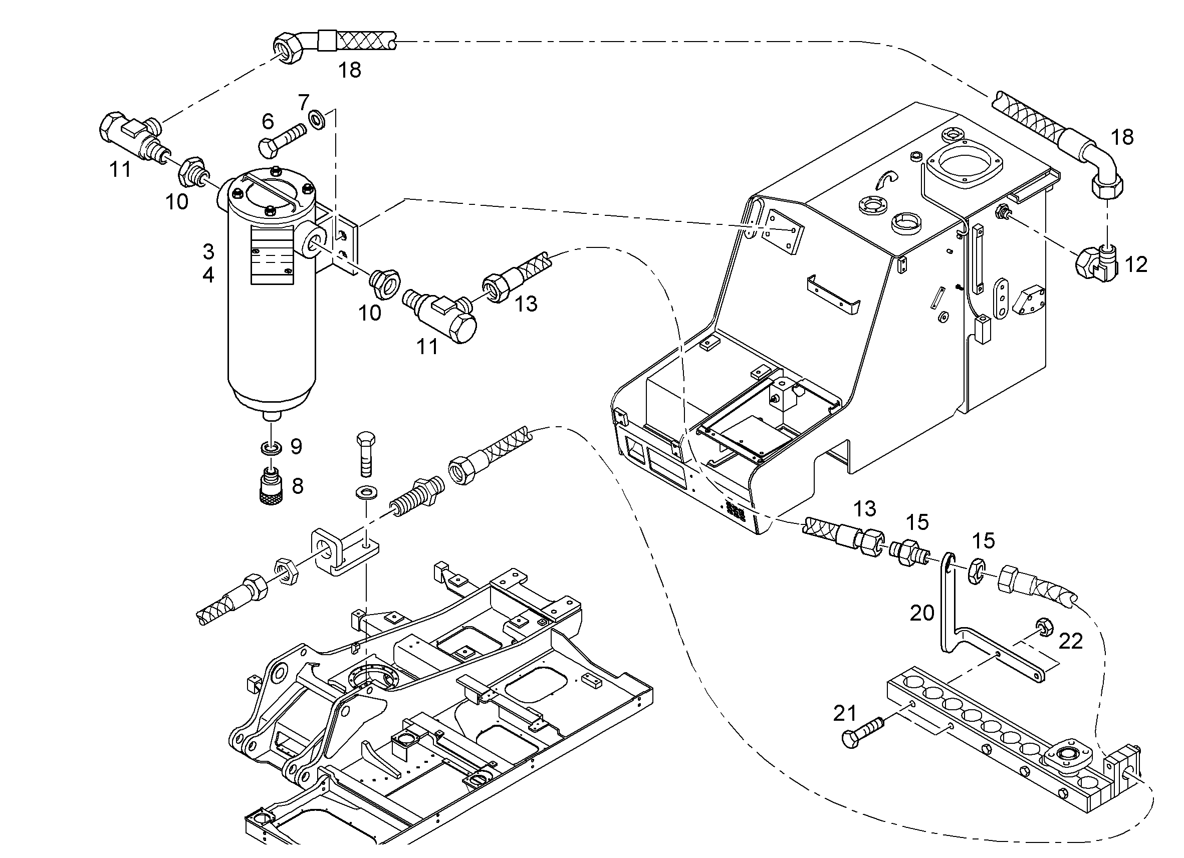 ШЛАНГ 32X1000 10043883 LIEBHERR