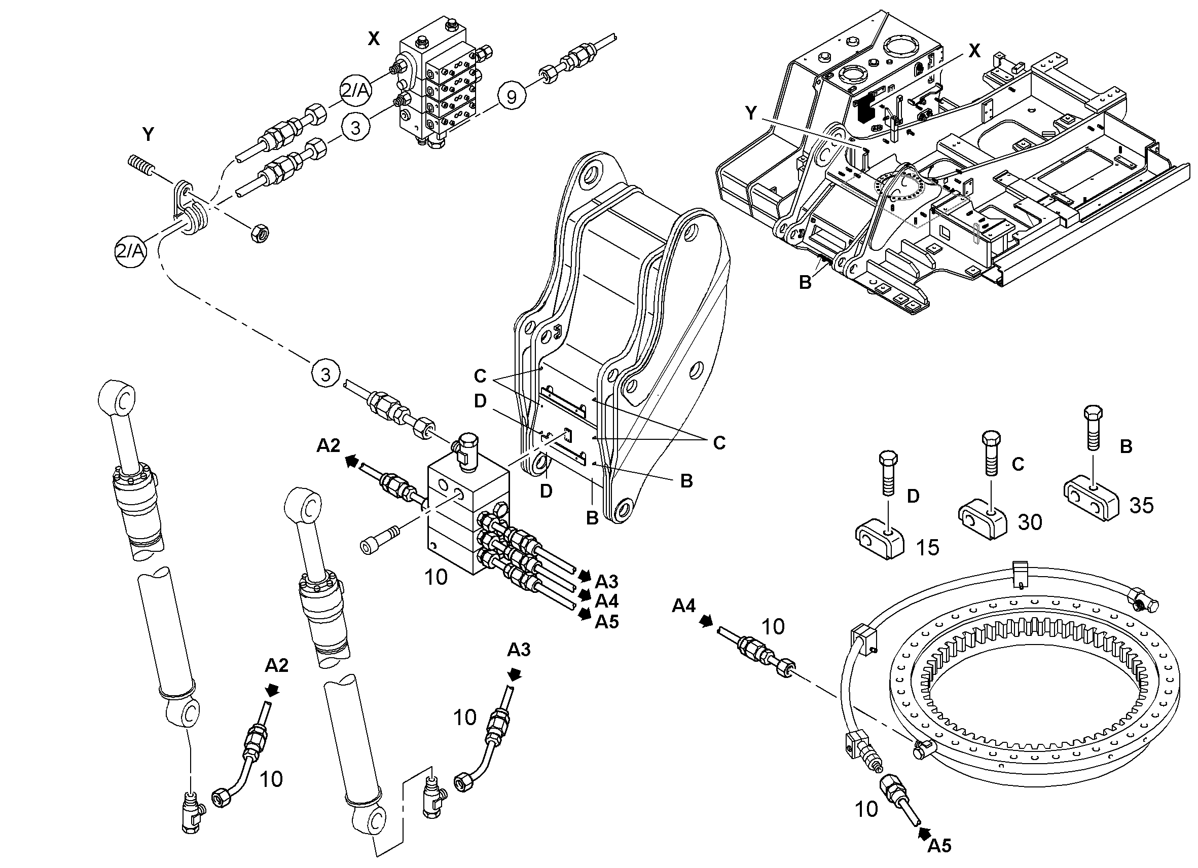 РАСПРЕДЕЛИТЕЛЬ MX-F 3/4 10043492 LIEBHERR