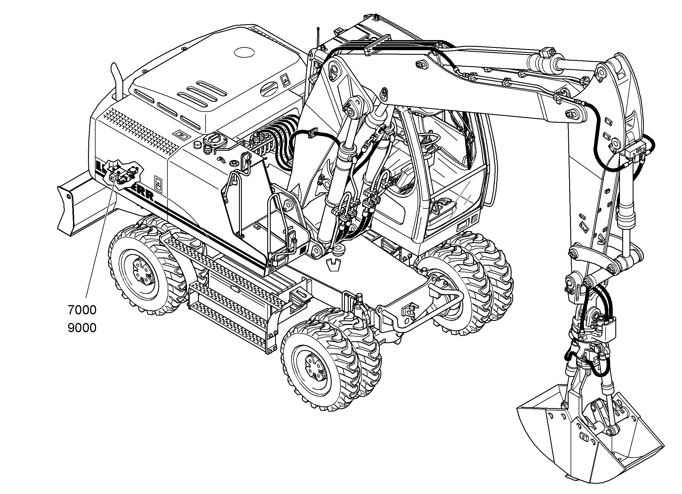 ГИДРАВЛИЧЕСКАЯ СИСТЕМА 9582448 LIEBHERR