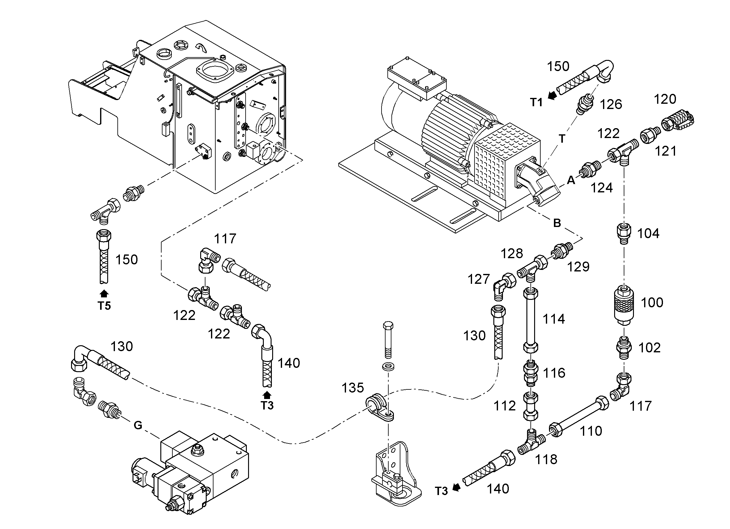 ШЛАНГ 20X2100 5606296 LIEBHERR