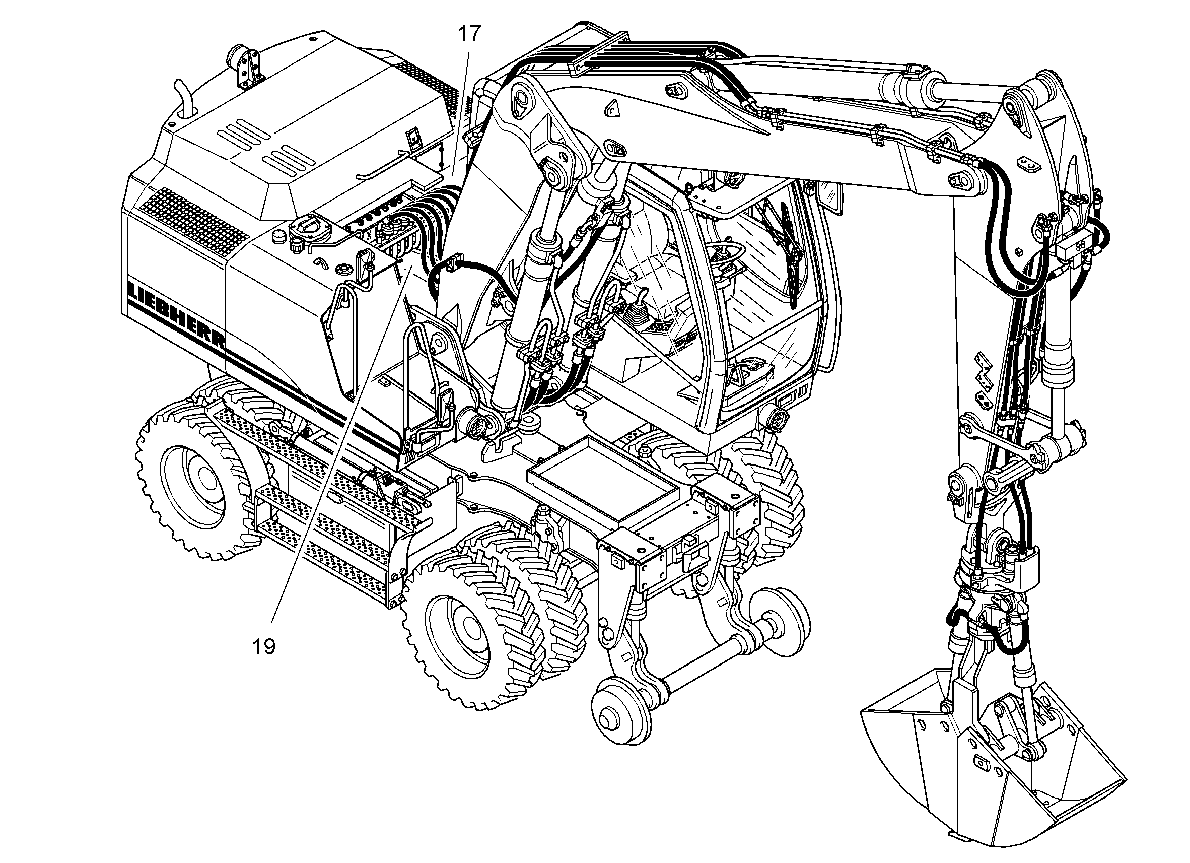 ГИДРАВЛИЧЕСКАЯ СИСТЕМА 9289894 LIEBHERR