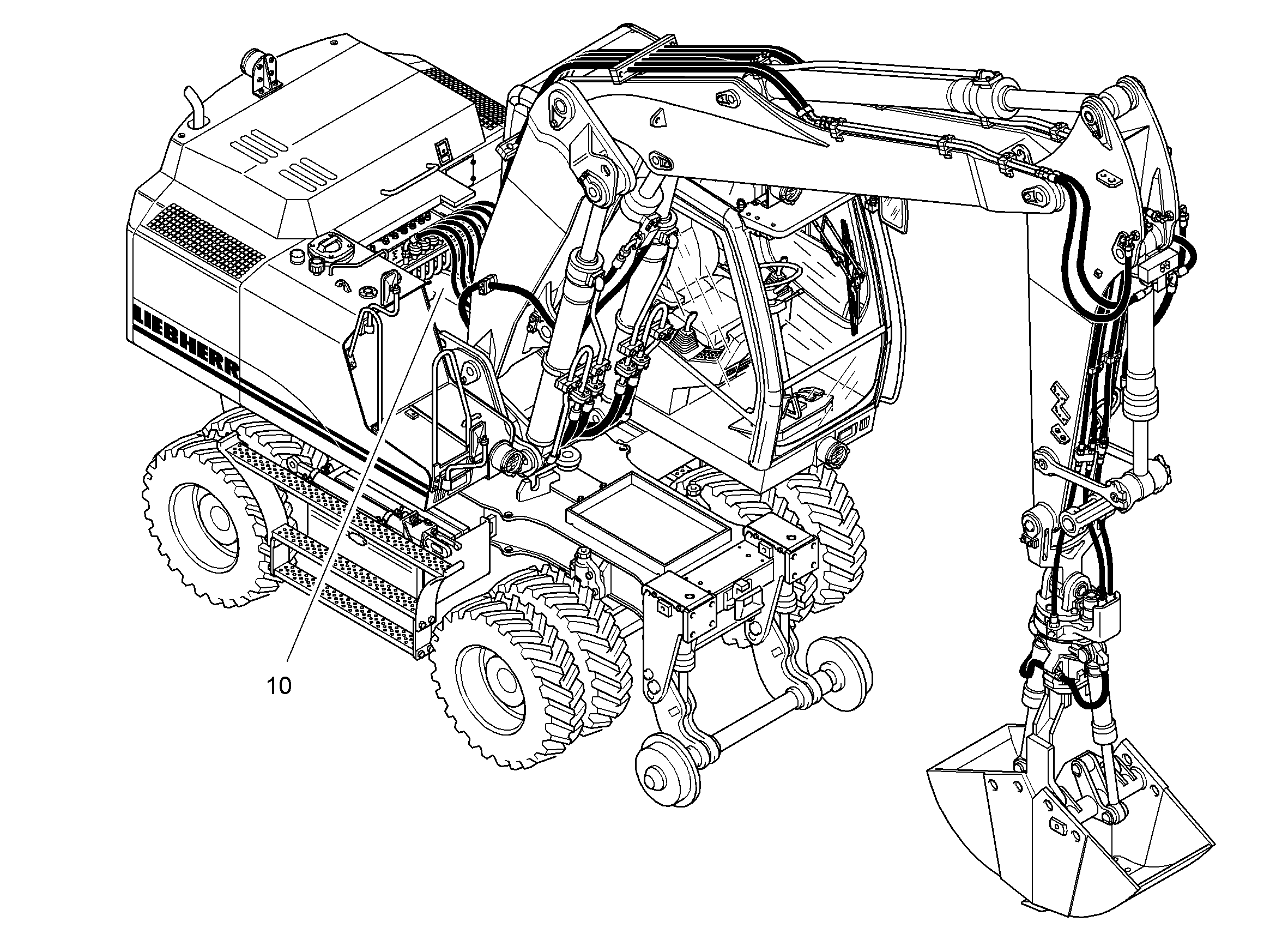 ОГРАНИЧЕНИЕ ПОВОРОТА 9285177 LIEBHERR