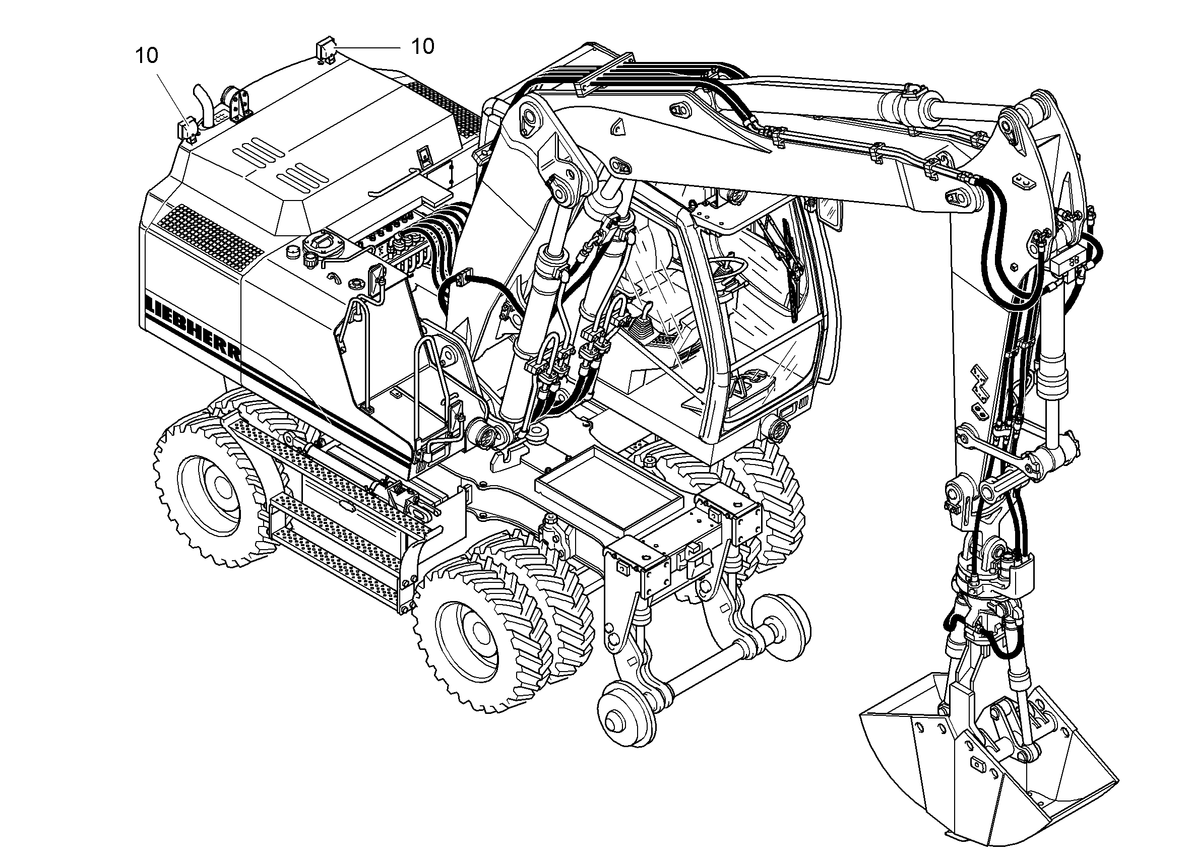 ПРОЖЕКТОР ДОПОЛНИТЕЛЬНЫЙ 9586910 LIEBHERR
