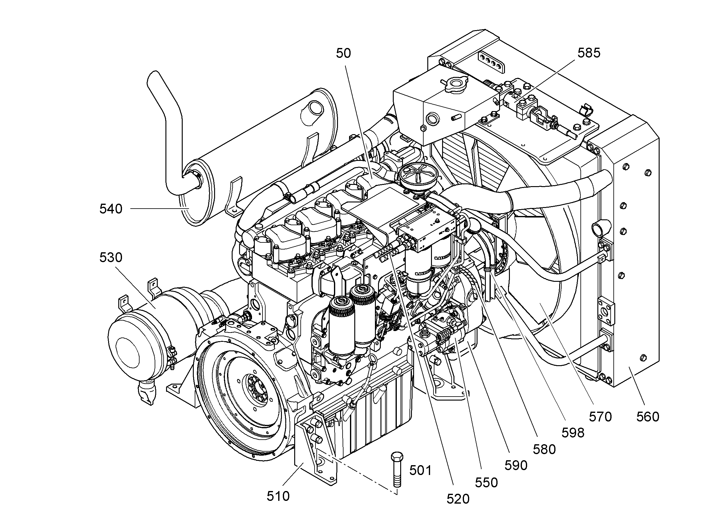 ОПОРЫ ДВИГАТЕЛЯ 9580579 LIEBHERR