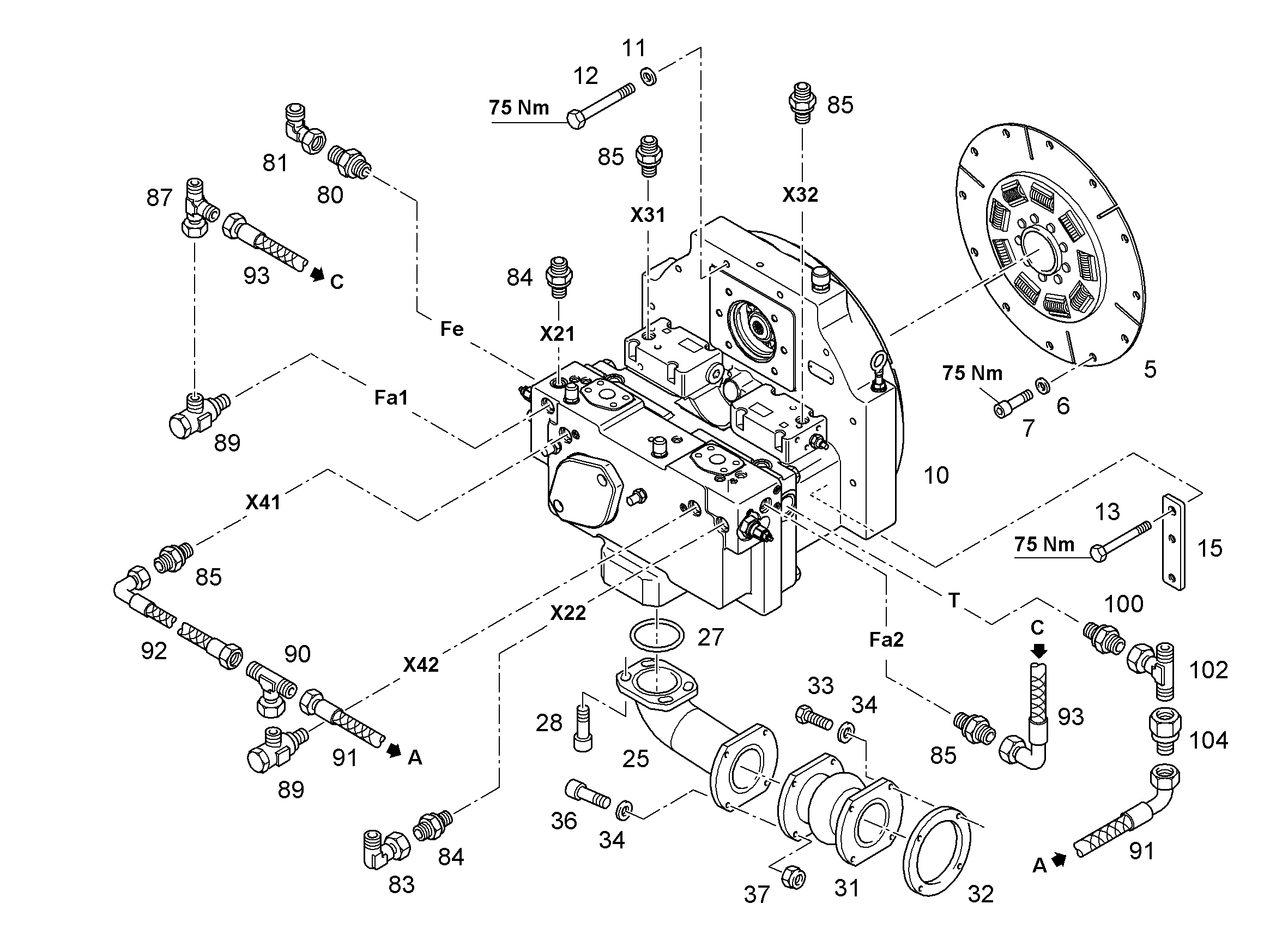 ДЕМПФЕР КРУЧЕНИЯ 10016872 LIEBHERR
