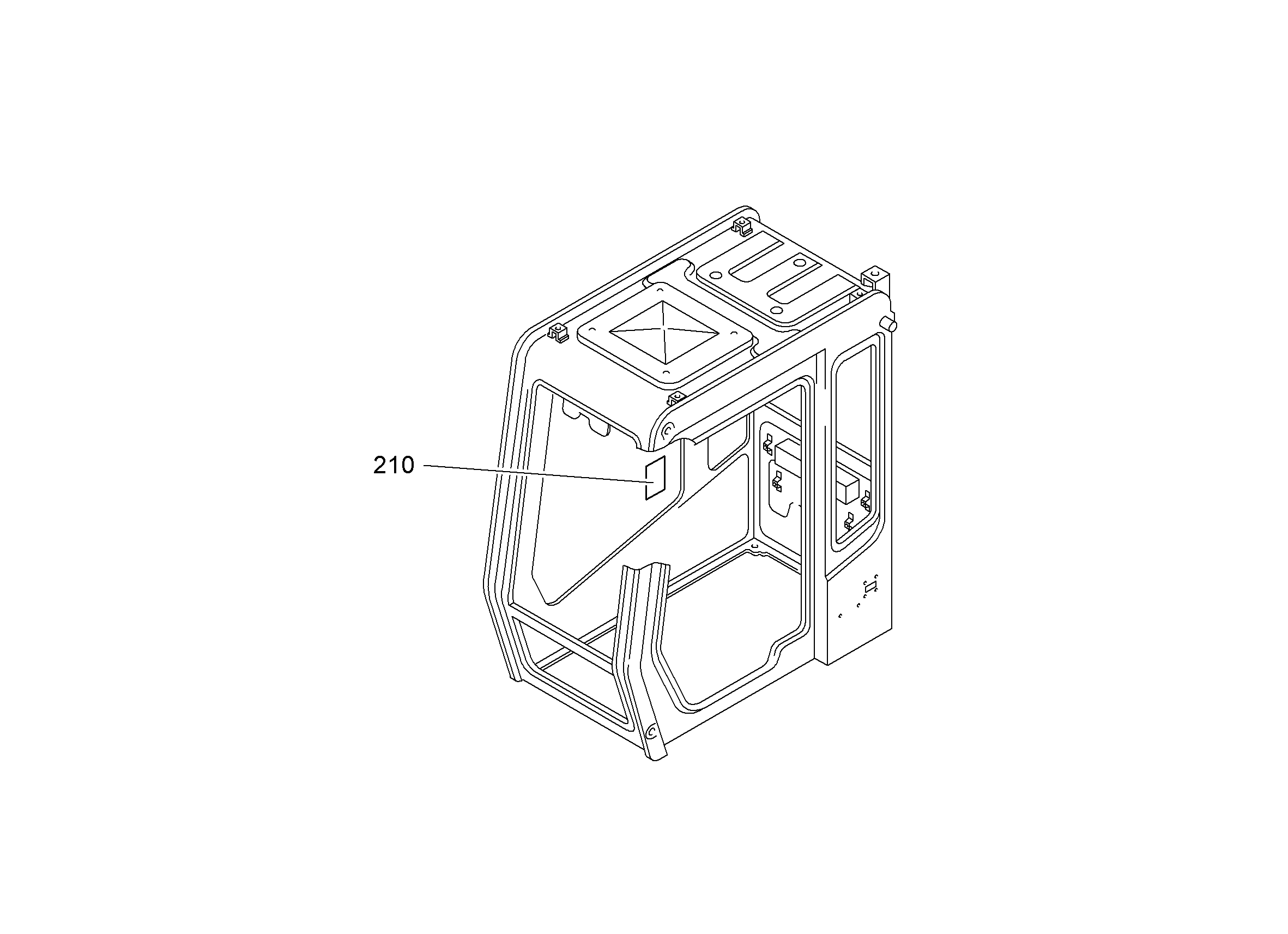 ТАБЛИЧКА СИМВОЛОВ ОБСЛУЖИВАНИЯ AHS12 120mmX80mm 9588614 LIEBHERR