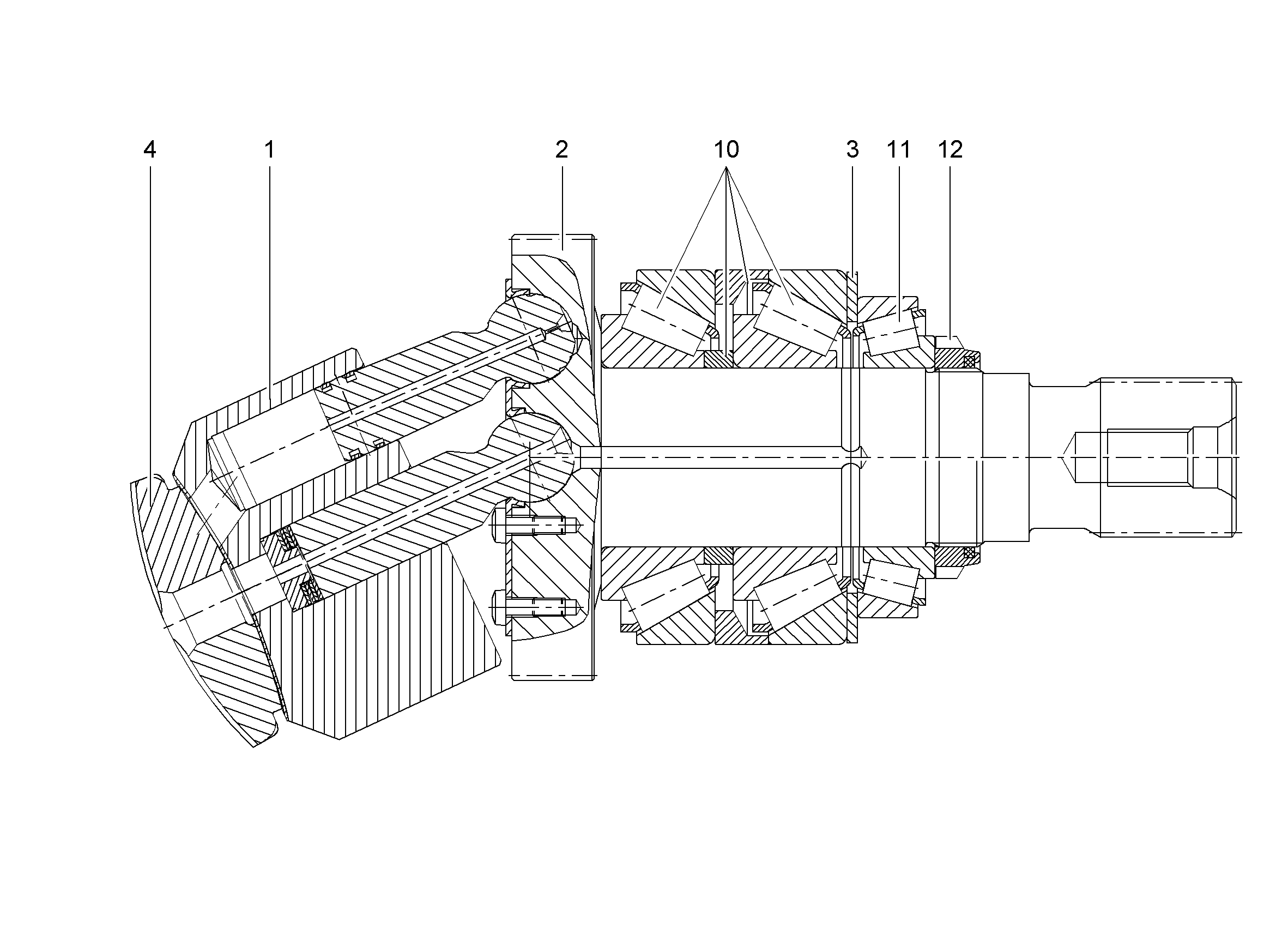 ГАЙКА ШЛИЦЕВАЯ 10101303 LIEBHERR