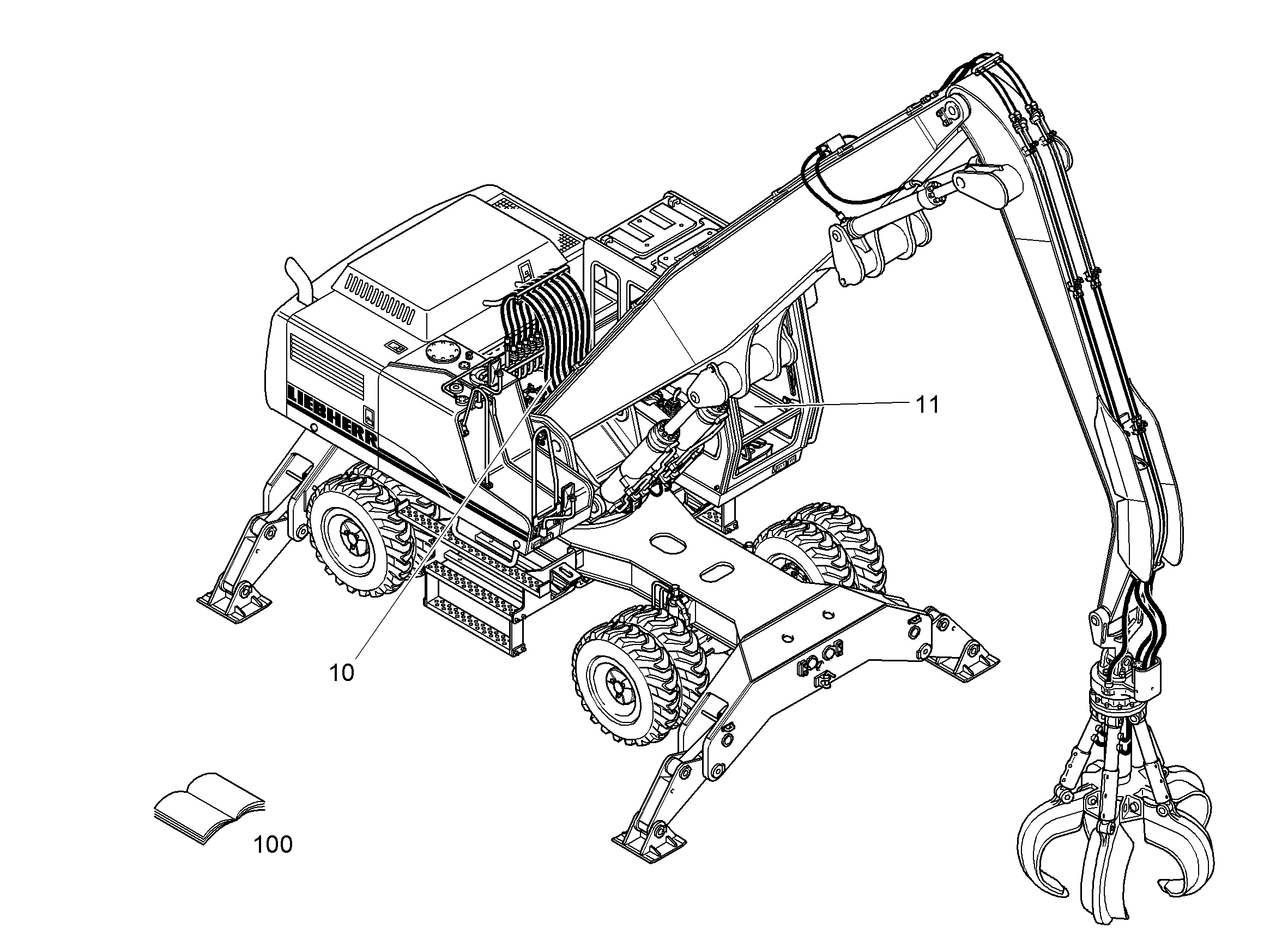 ГИДРАВЛИЧЕСКАЯ СИСТЕМА 9289564 LIEBHERR