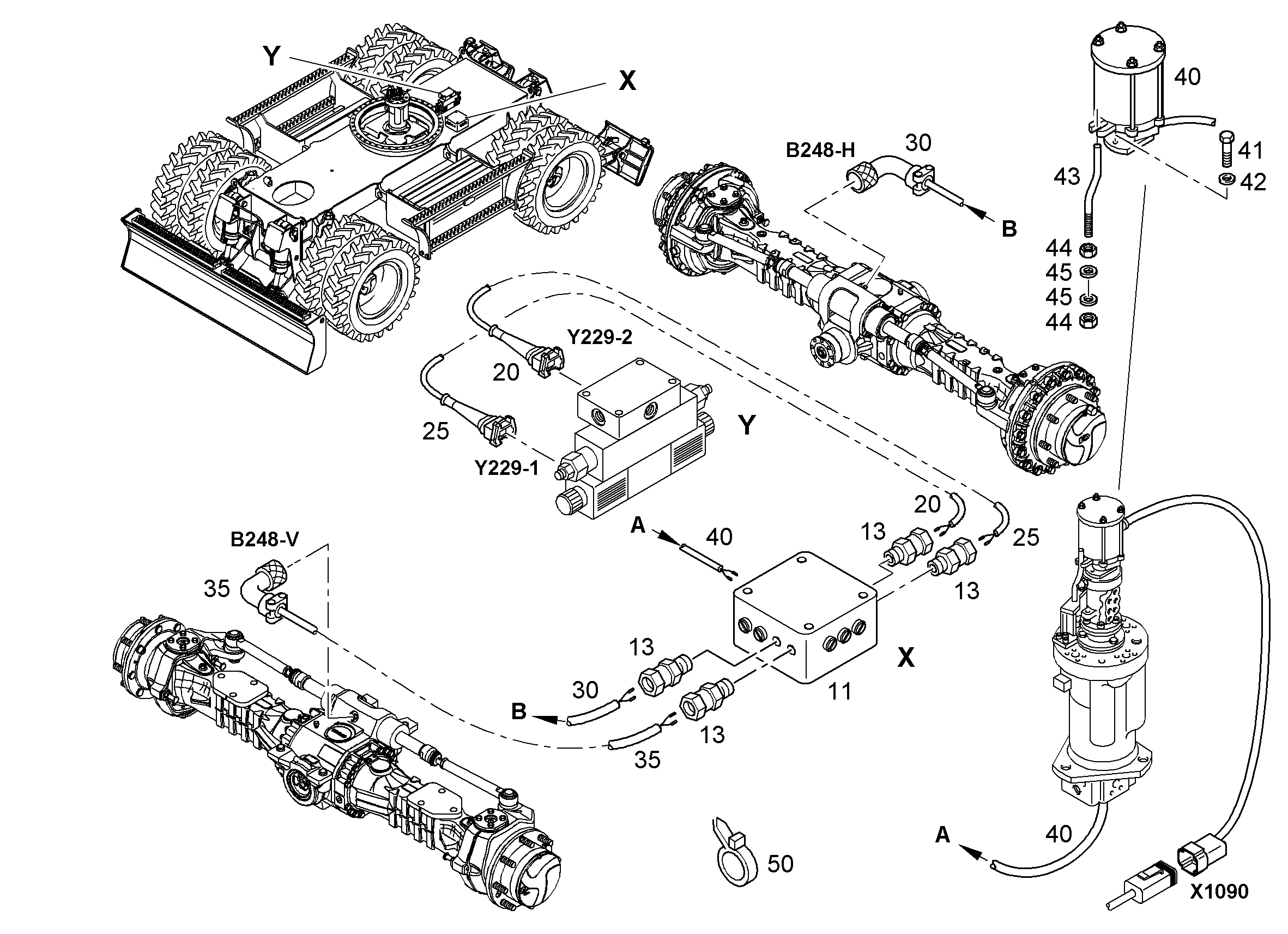 СОЕДИНИТЕЛЬ ДЛЯ КОНТАКТНЫХ КОЛ 10040285 LIEBHERR