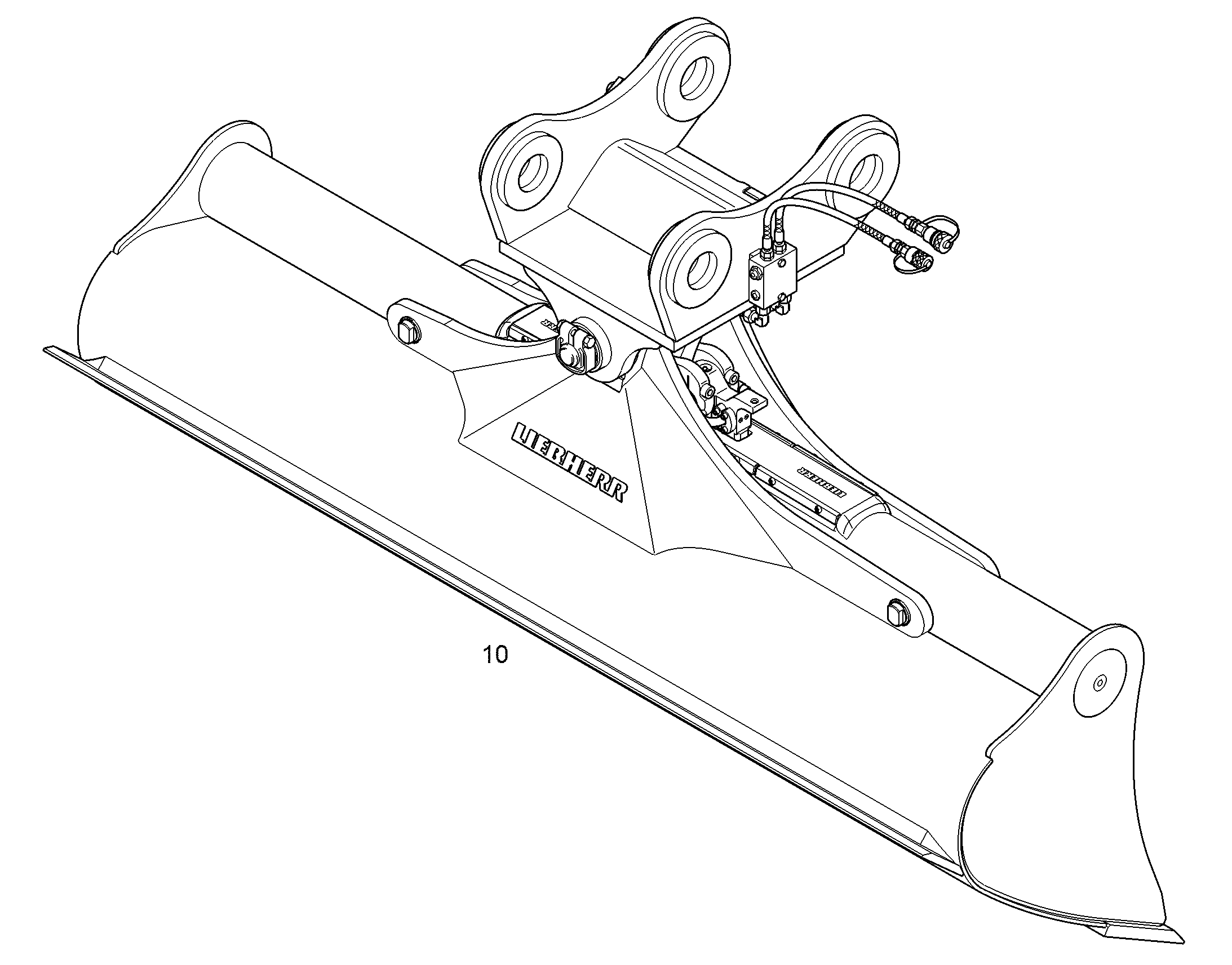 КОВШ КАНАВООЧИСТИТЕЛЯ 2400mm 0,85m³ 94067977 LIEBHERR