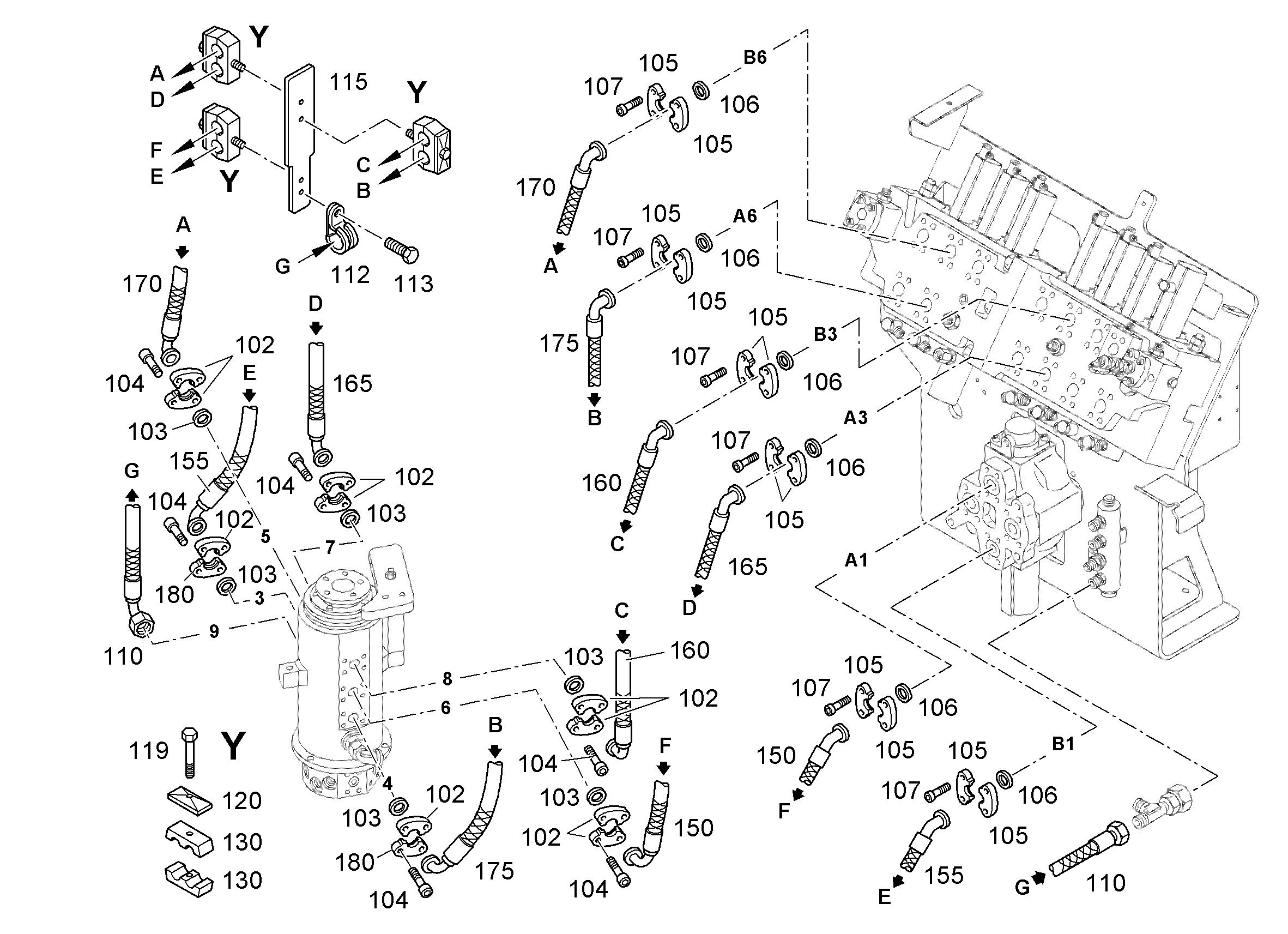 ШЛАНГ 25X1730 10325050 LIEBHERR