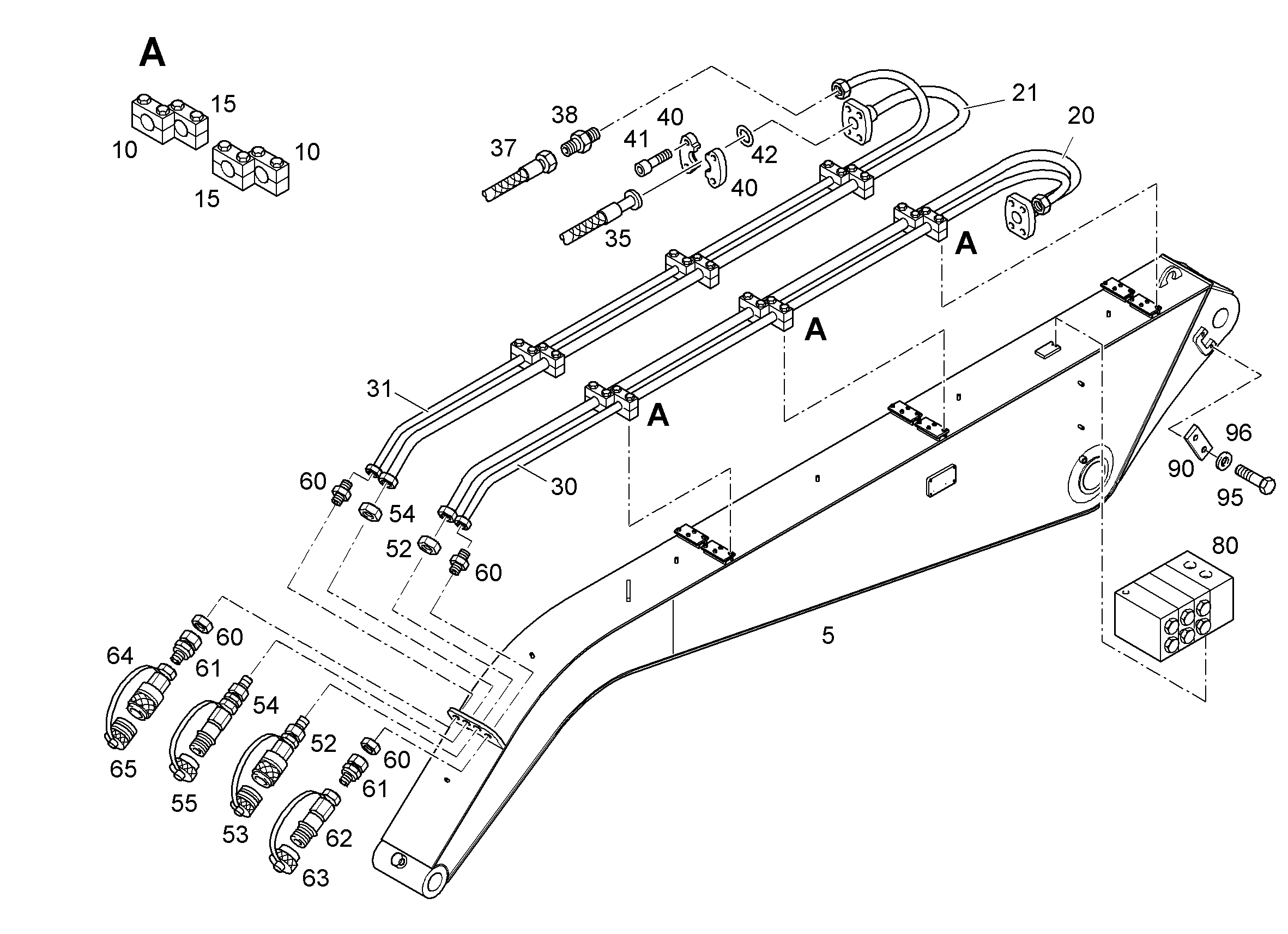 СМАЗОЧНЫЕ ЛИНИИ УСТАНОВКА 9588284 LIEBHERR