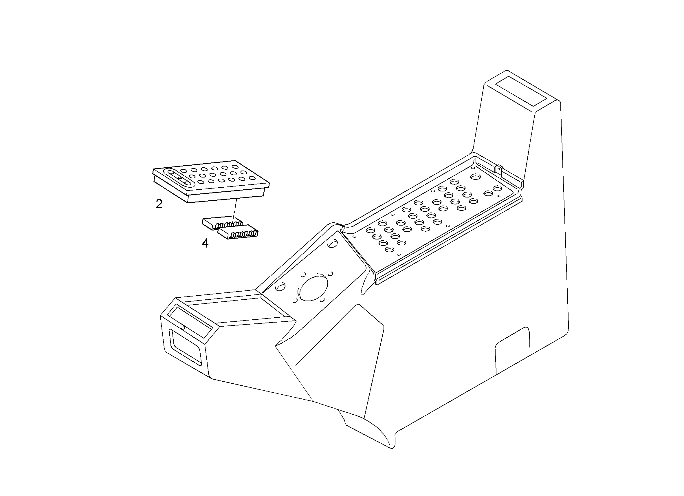 КЛАВИАТУРА УПРАВЛЕНИЯ 10046022 LIEBHERR