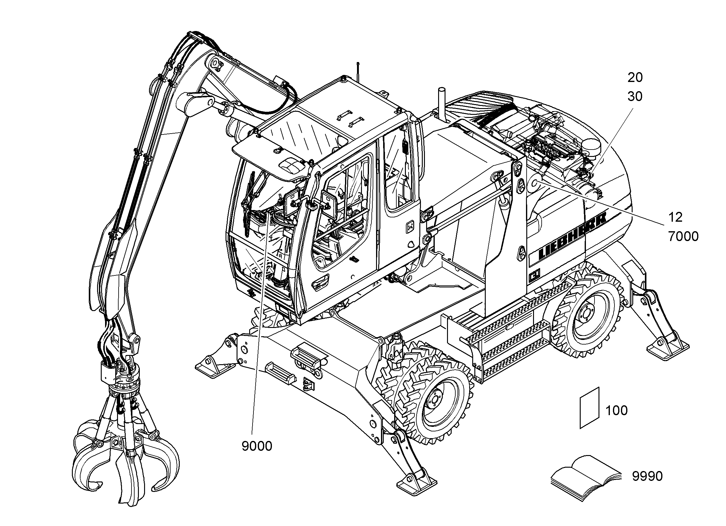 ЭЛЕКТРООБОРУДОВАНИЕ 9591244 LIEBHERR