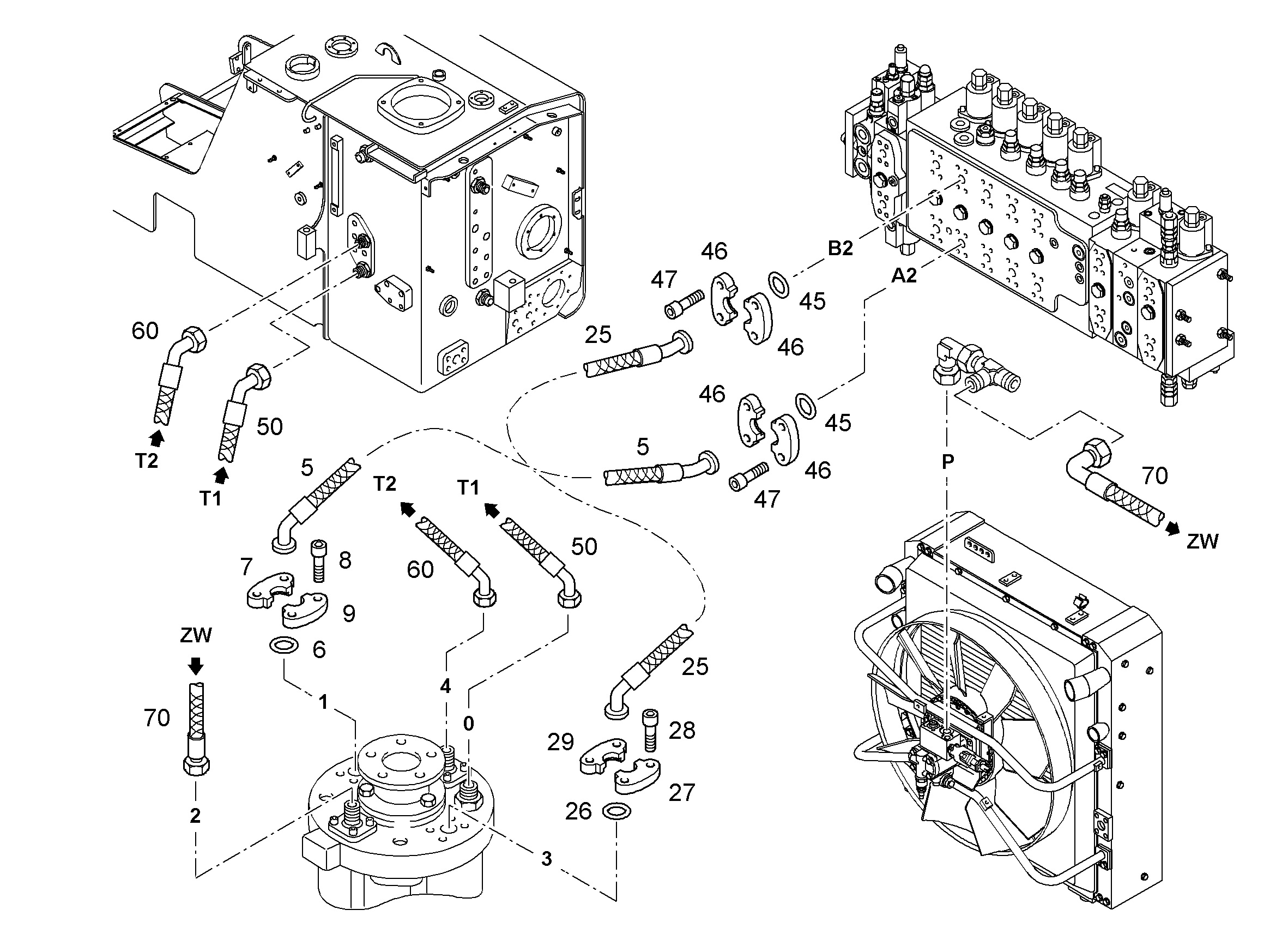ШЛАНГ 12X1000 10041103 LIEBHERR