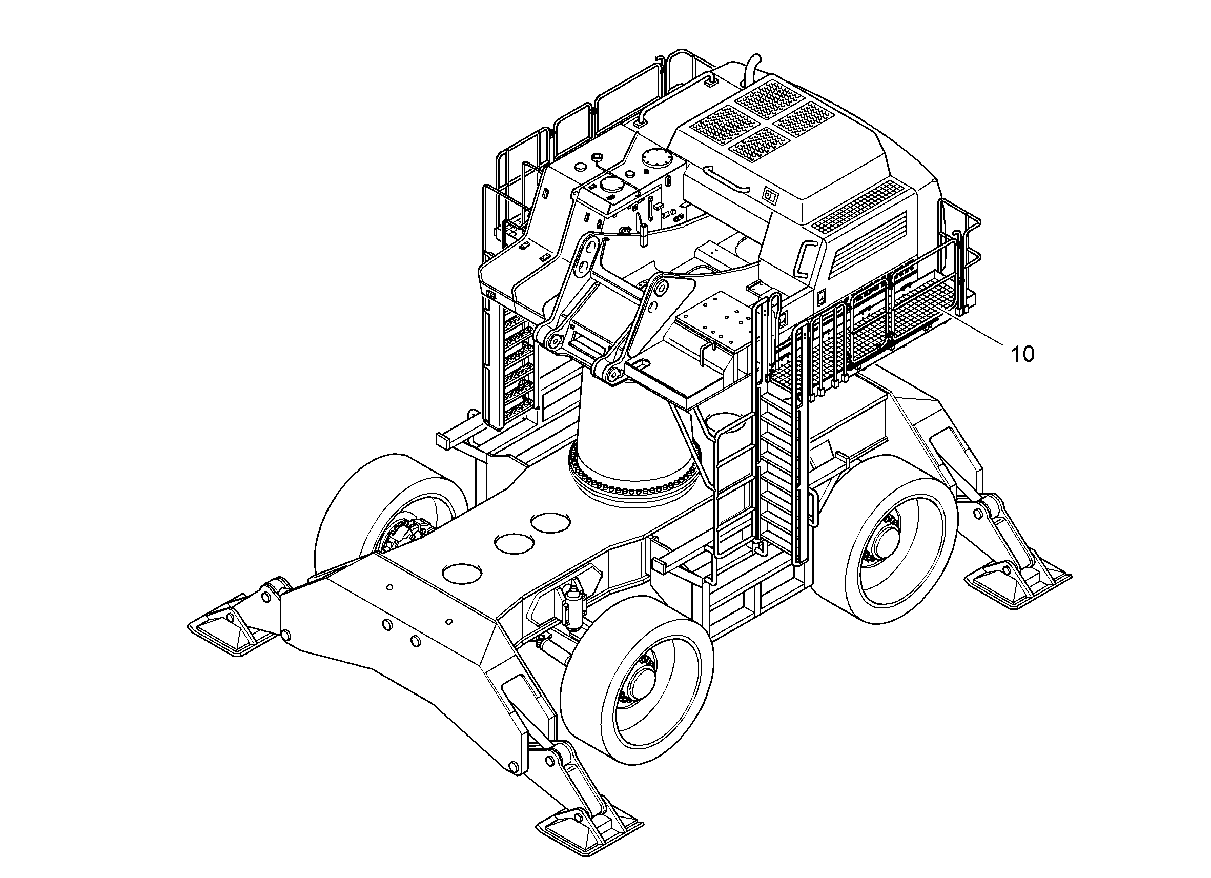 ПЛАТФОРМА - ПОВ. ПЛАТФОРМА 9592456 LIEBHERR