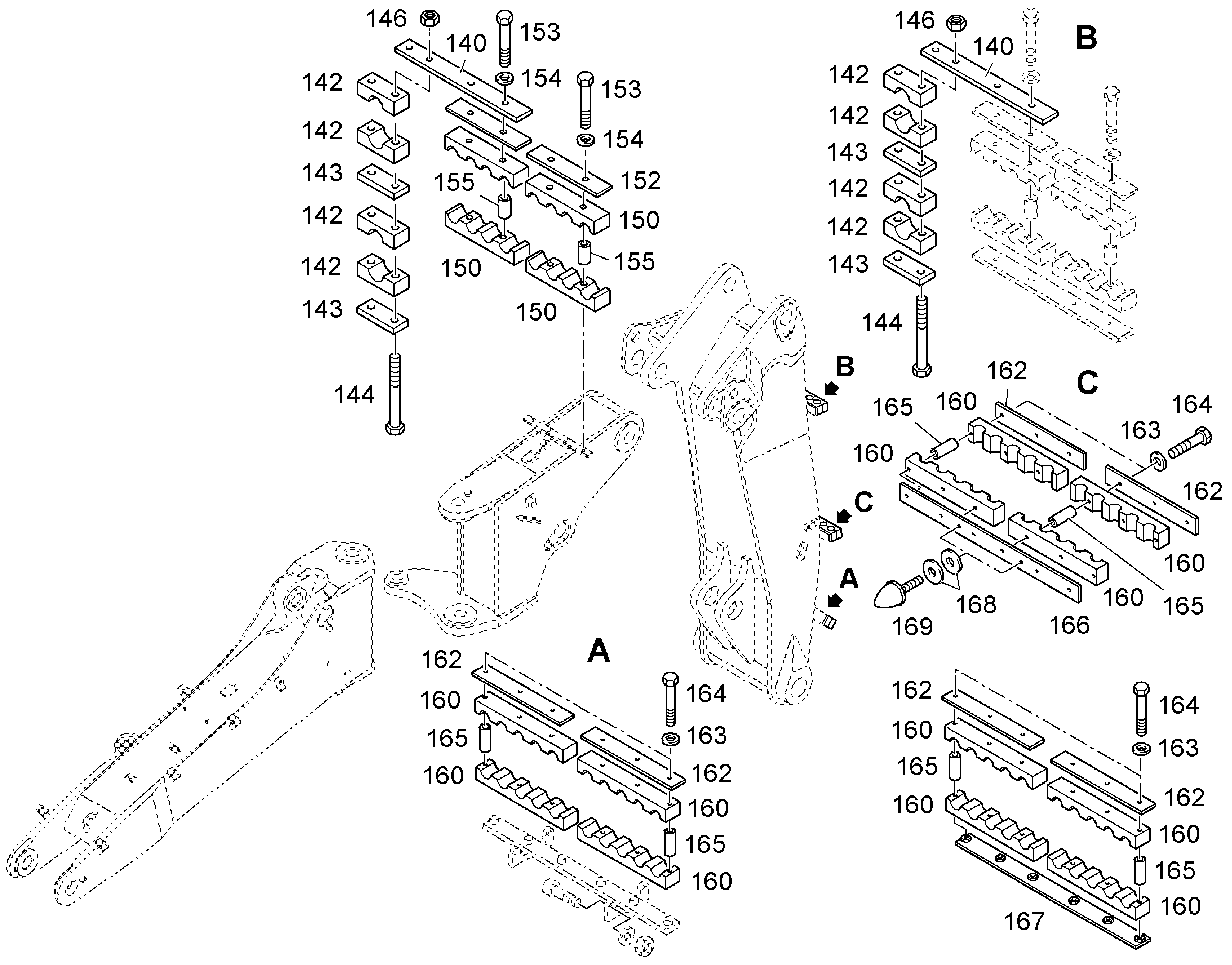 ПРОВОДКА СТОП-УСТРОЙСТВО 9584598 LIEBHERR