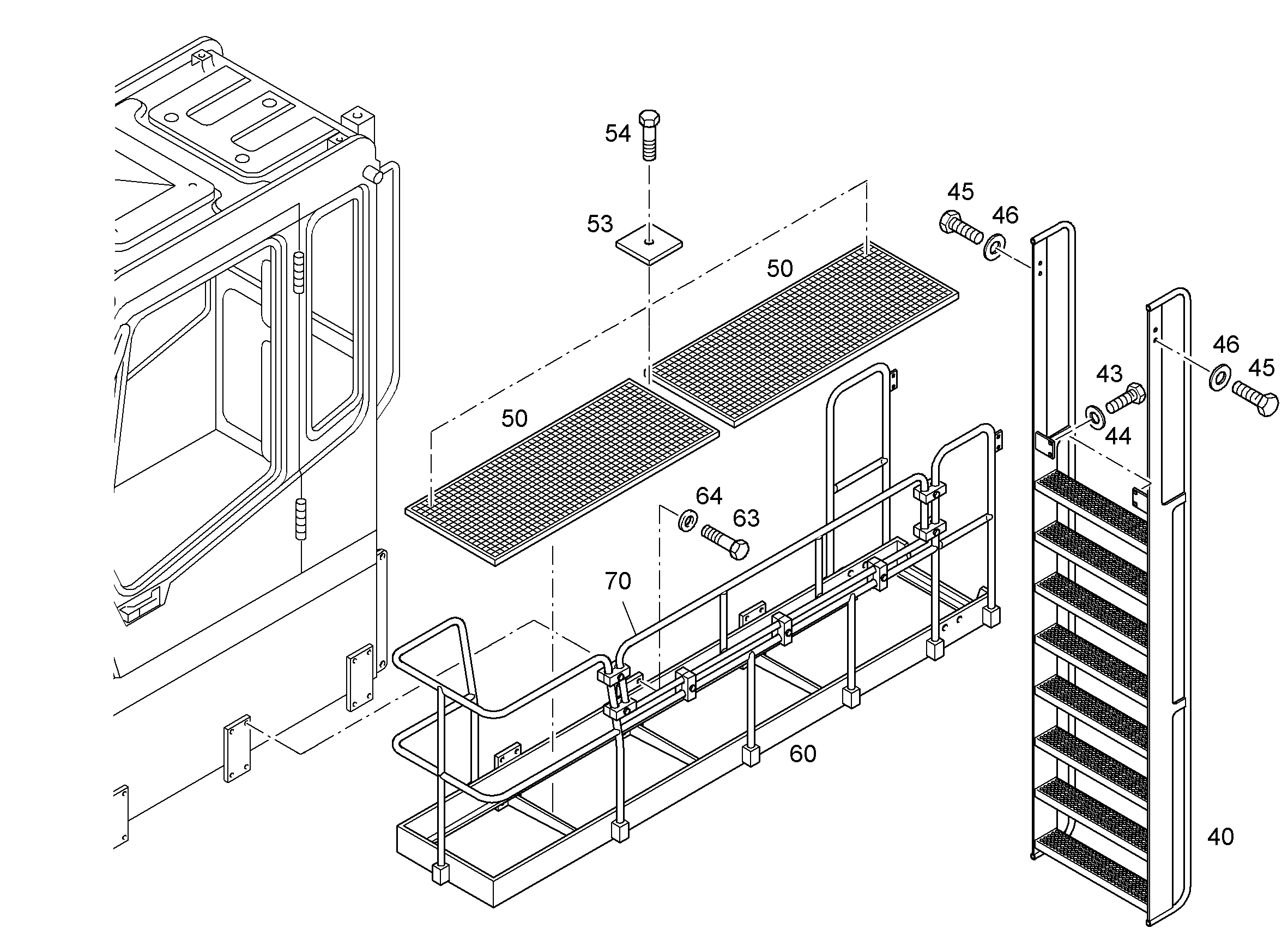 ПЛАТФОРМА 9592386 LIEBHERR
