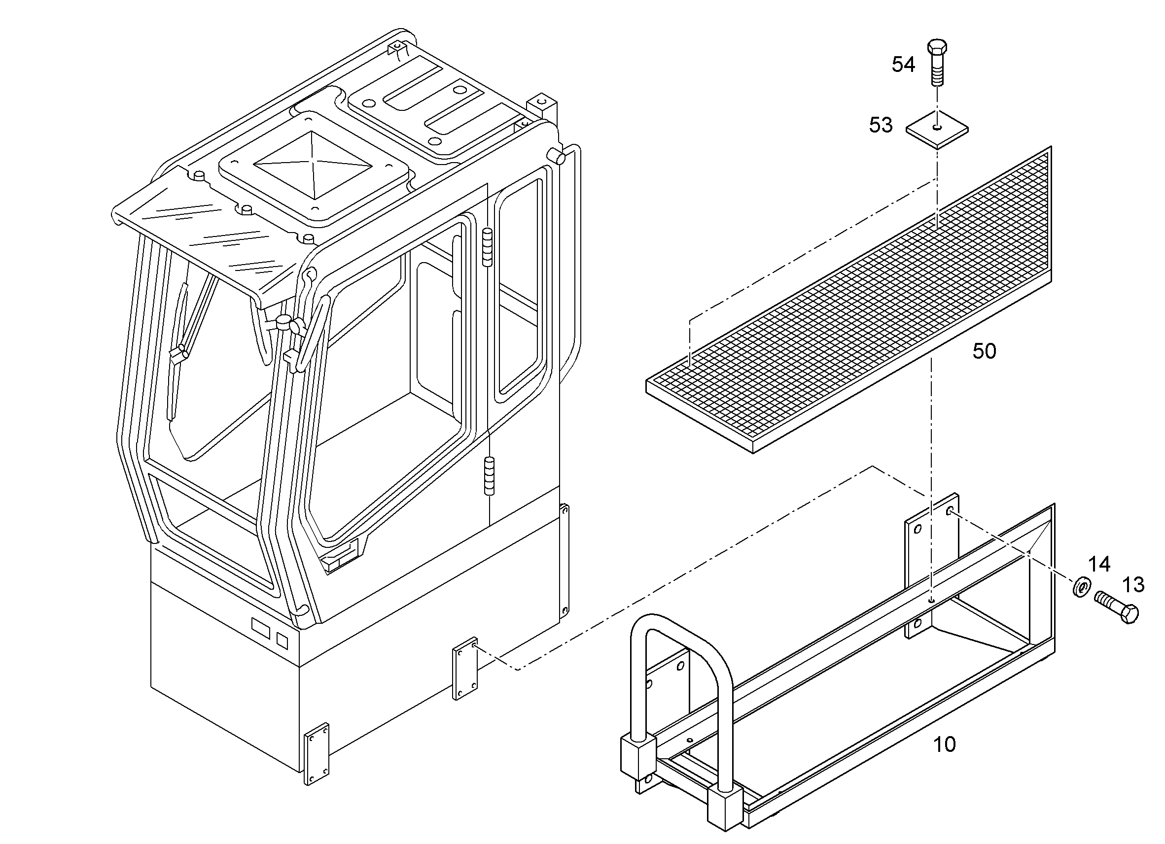 ПЛАТФОРМА 9593392 LIEBHERR