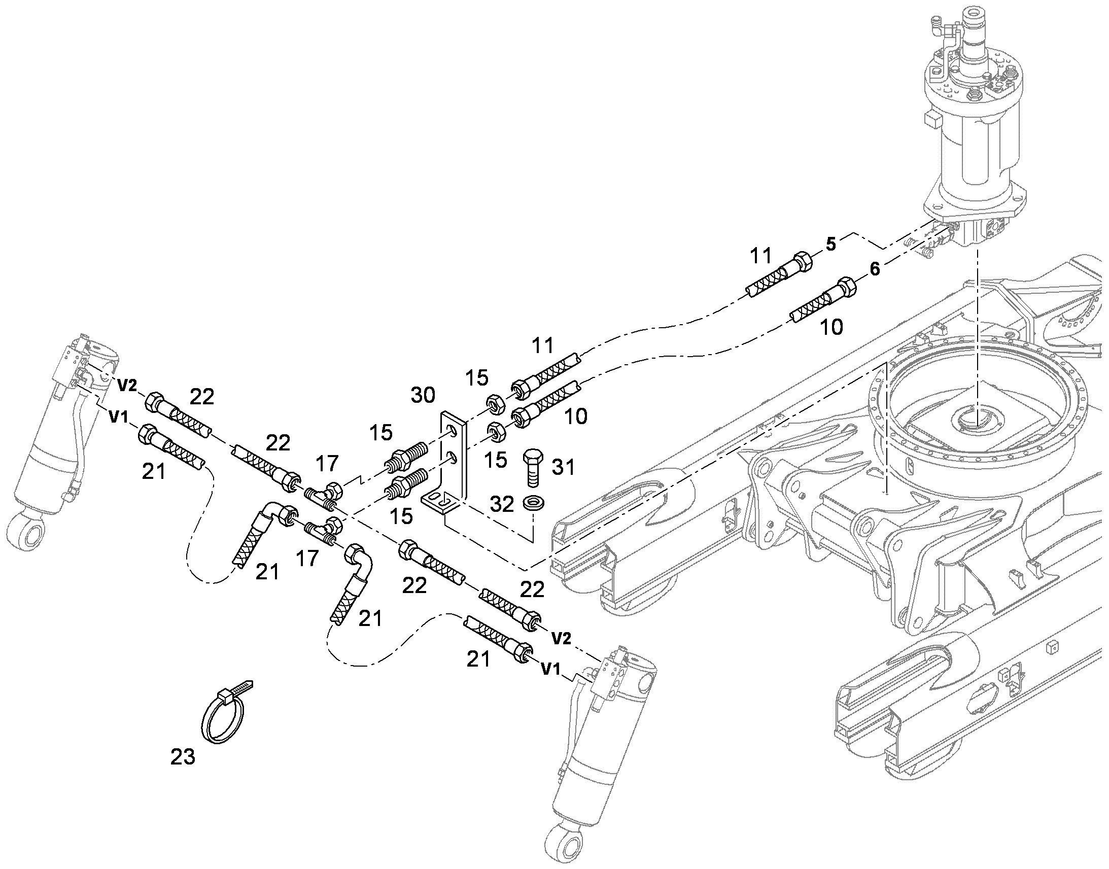 КРЕПЕЖ 9590428 LIEBHERR