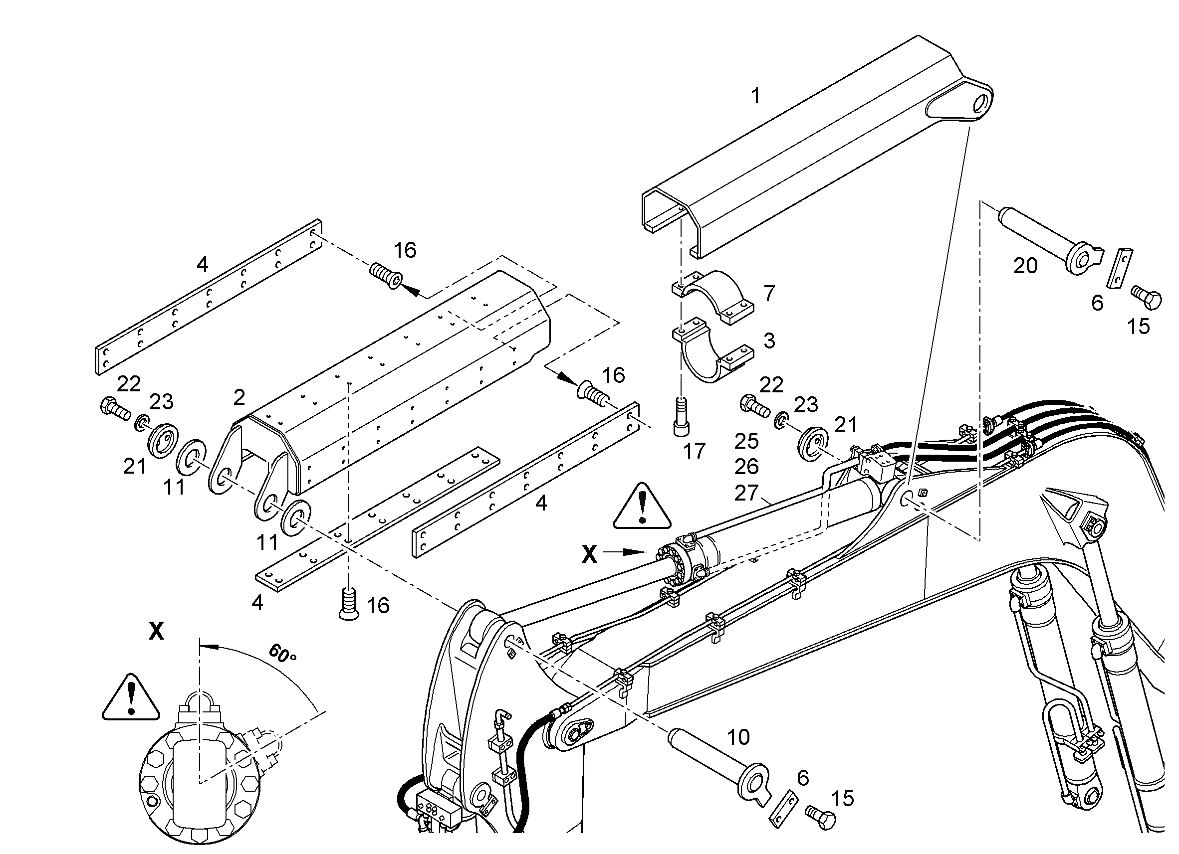 СКОБА d=190 9593647 LIEBHERR