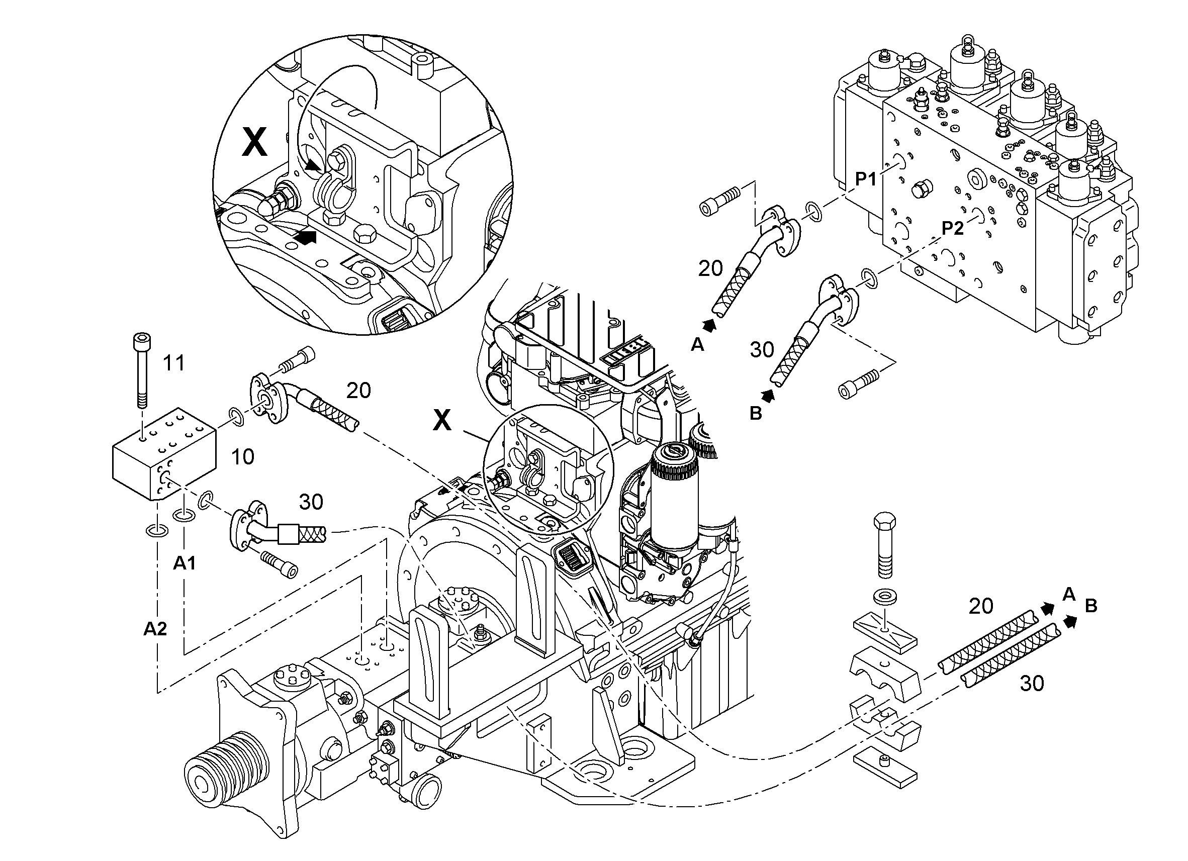 ШЛАНГ 25X1210 10324936 LIEBHERR