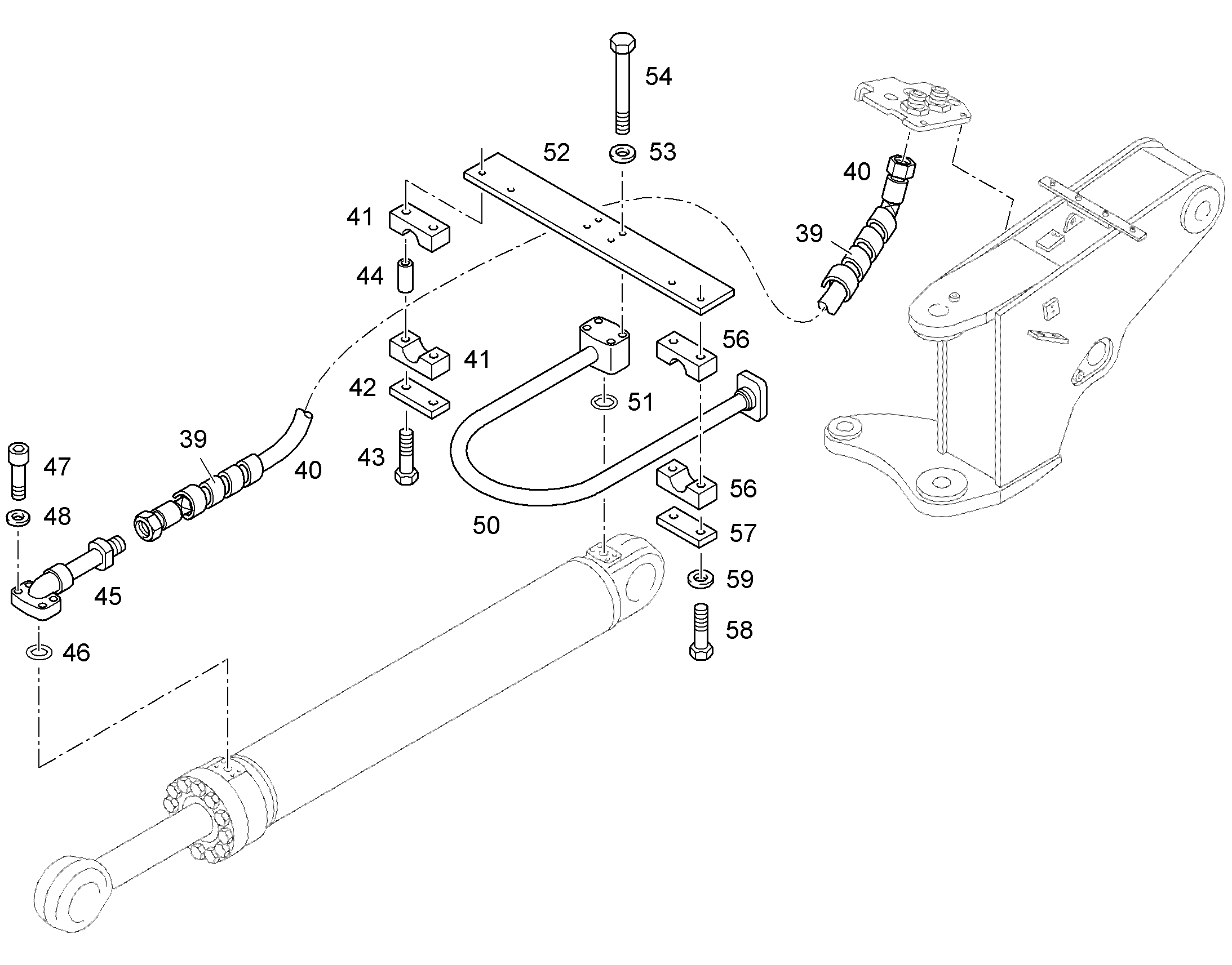 ШЛАНГ 25X2250 10288301 LIEBHERR