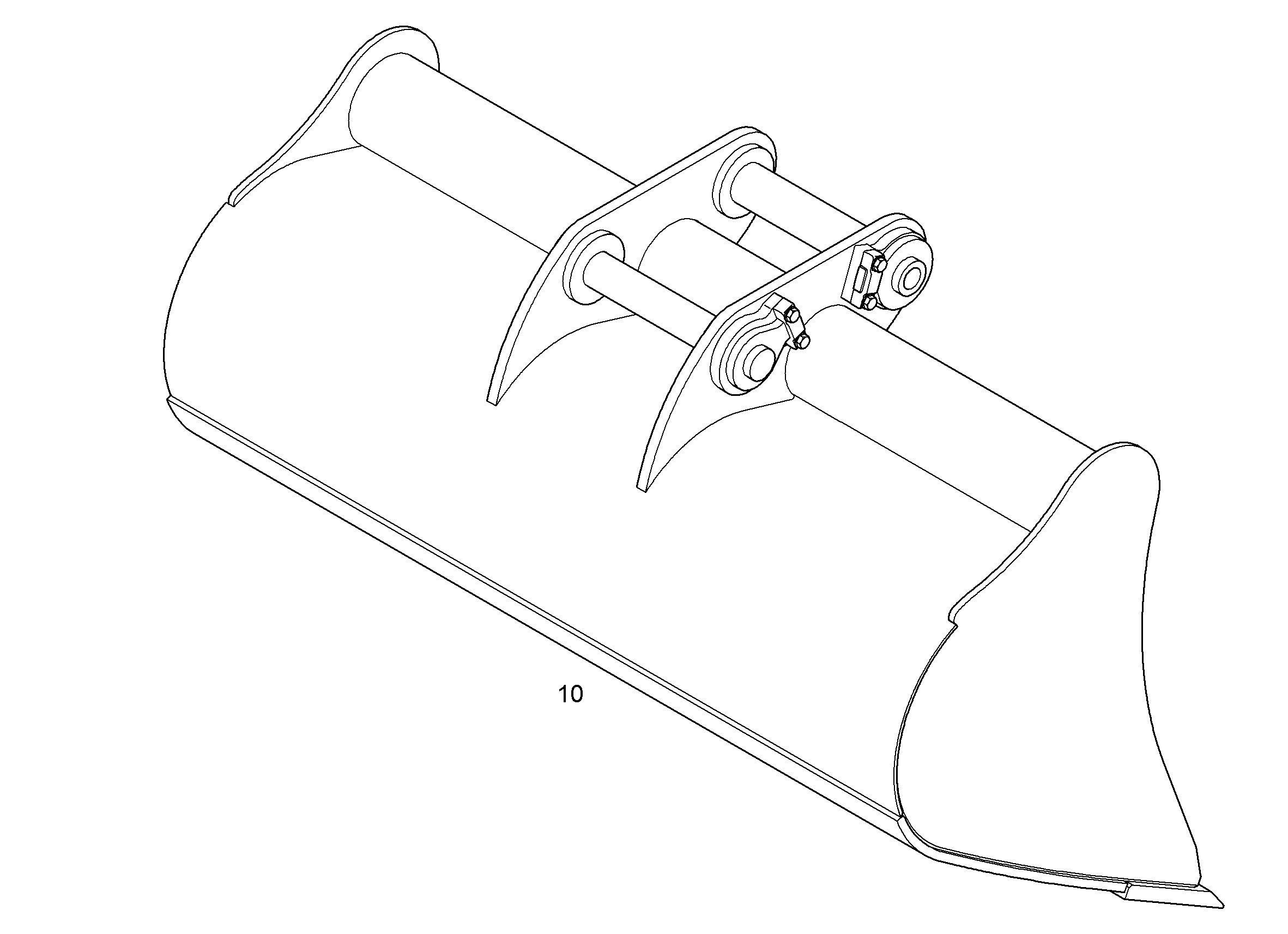КОВШ КАНАВООЧИСТИТЕЛЯ 1600mm 0,8m³ 9594623 LIEBHERR