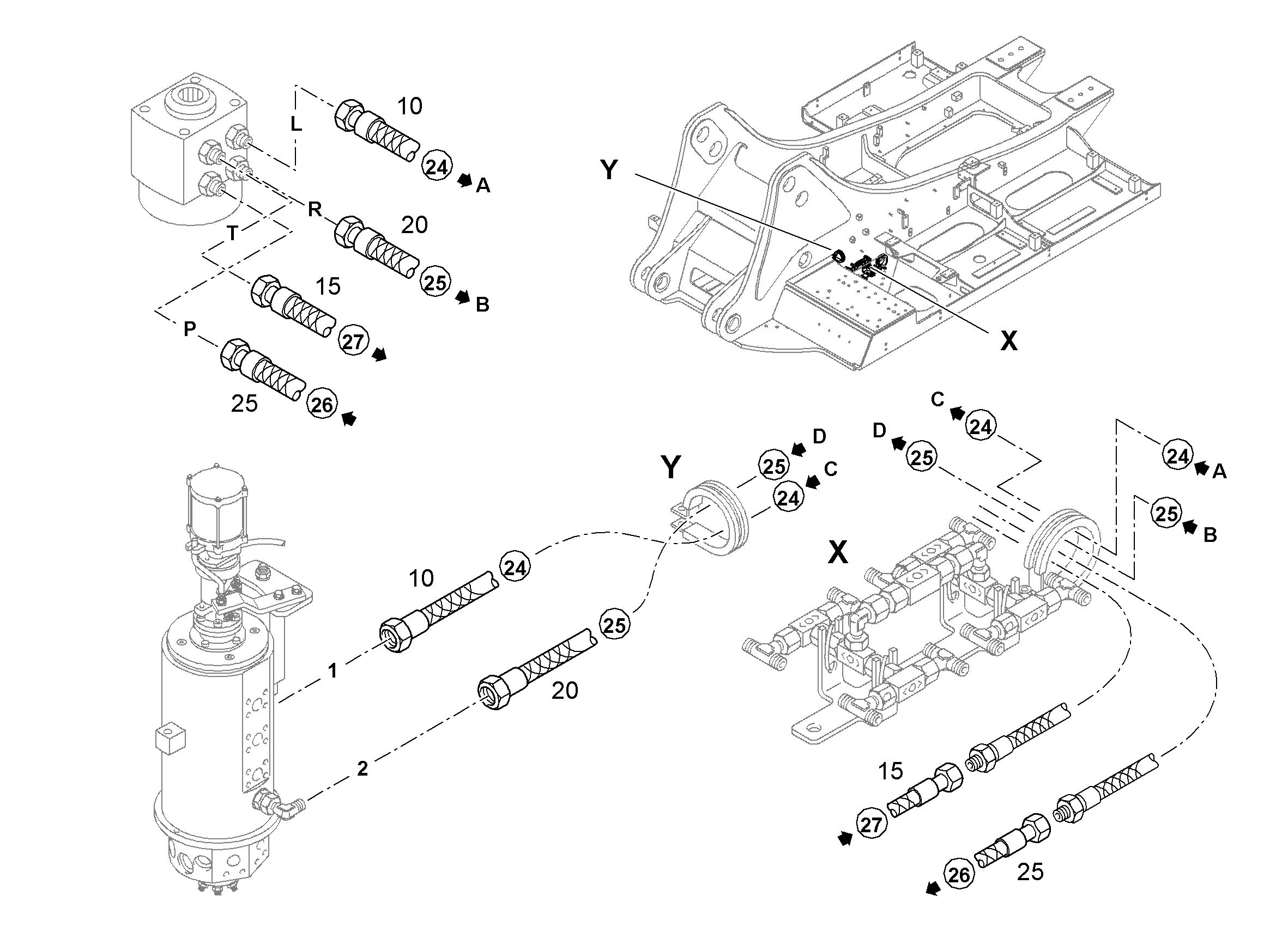 ШЛАНГ 12X4600 10043652 LIEBHERR