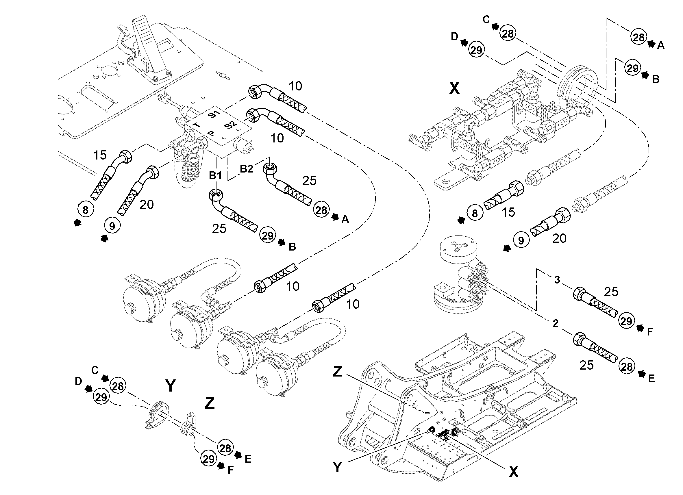 ШЛАНГ 10X3400 10218995 LIEBHERR