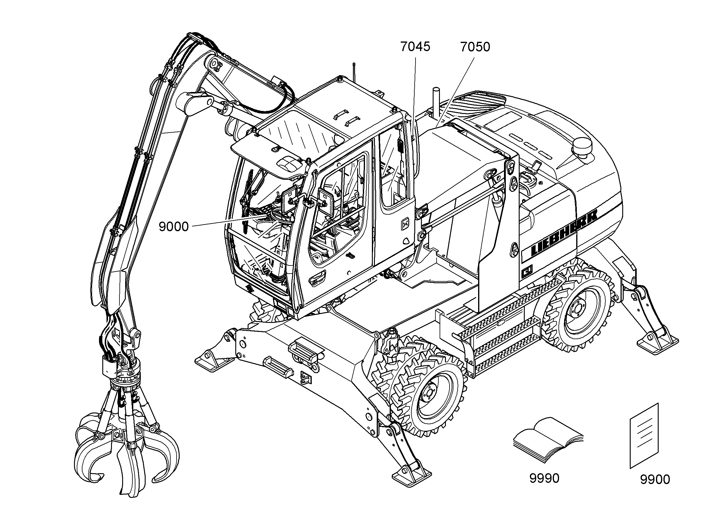 ТАБЛИЧКИ 9594608 LIEBHERR