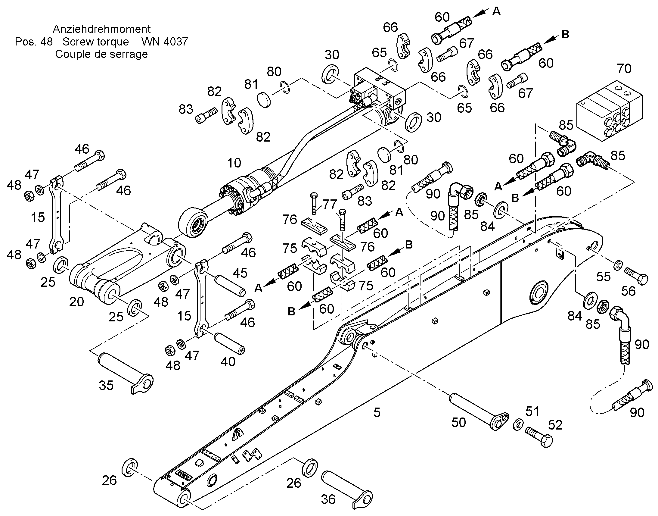 СМАЗОЧНЫЕ ЛИНИИ УСТАНОВКА 9593462 LIEBHERR