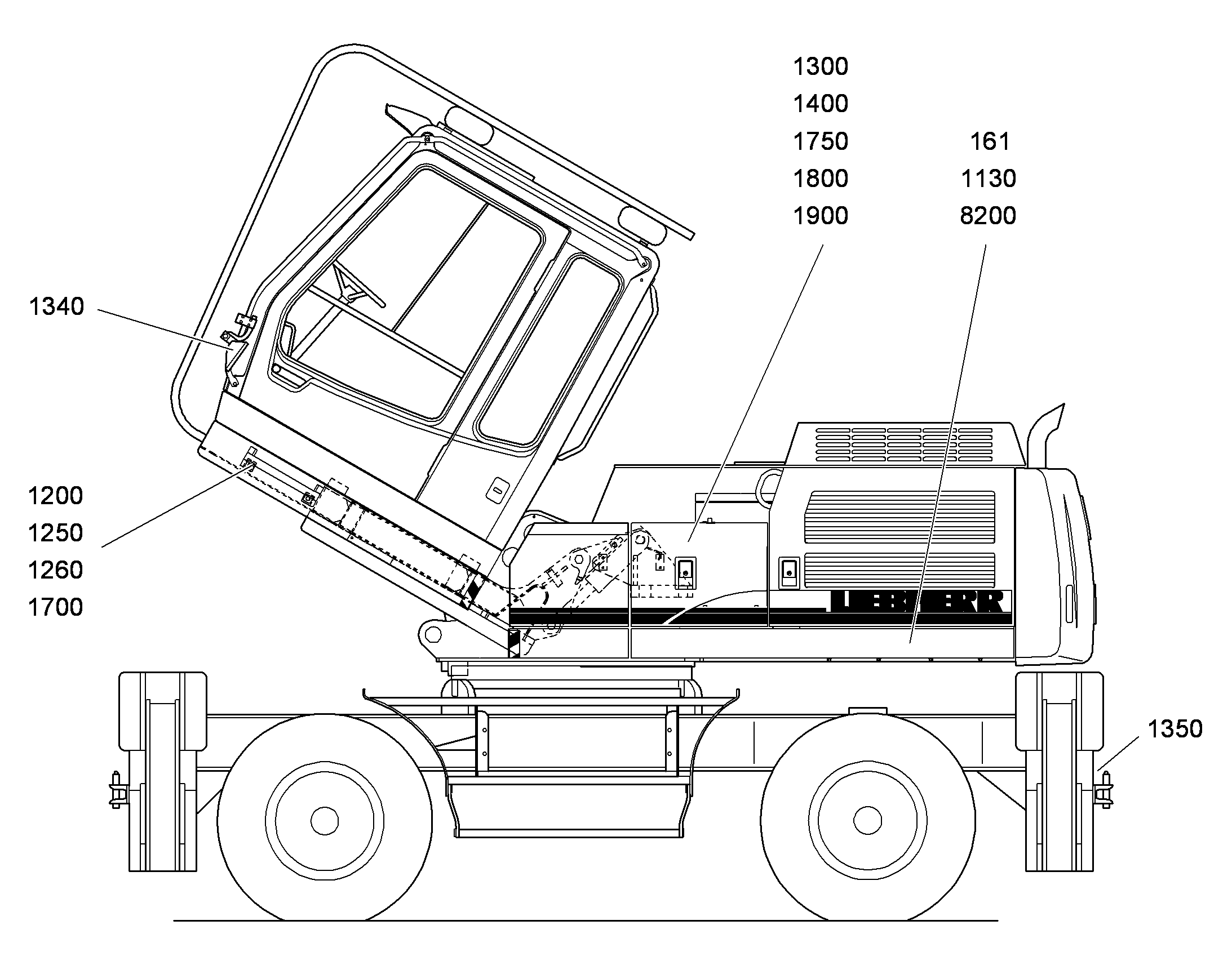 ГИДРАВЛИЧЕСКАЯ СИСТЕМА 9594130 LIEBHERR