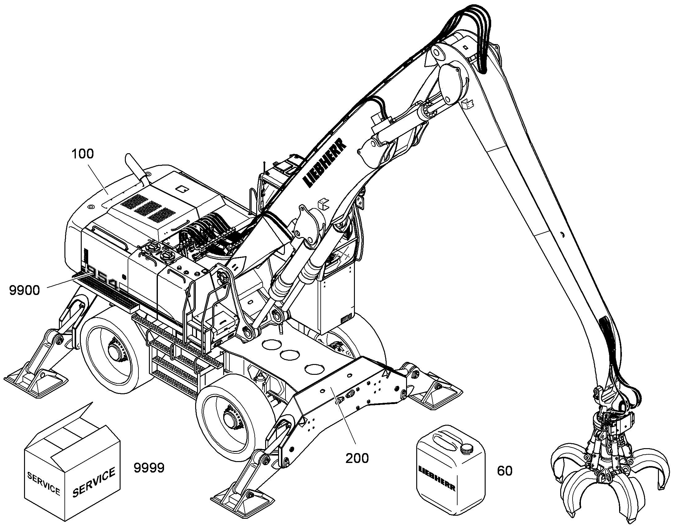 ТАБЛИЧКИ 9622813 LIEBHERR