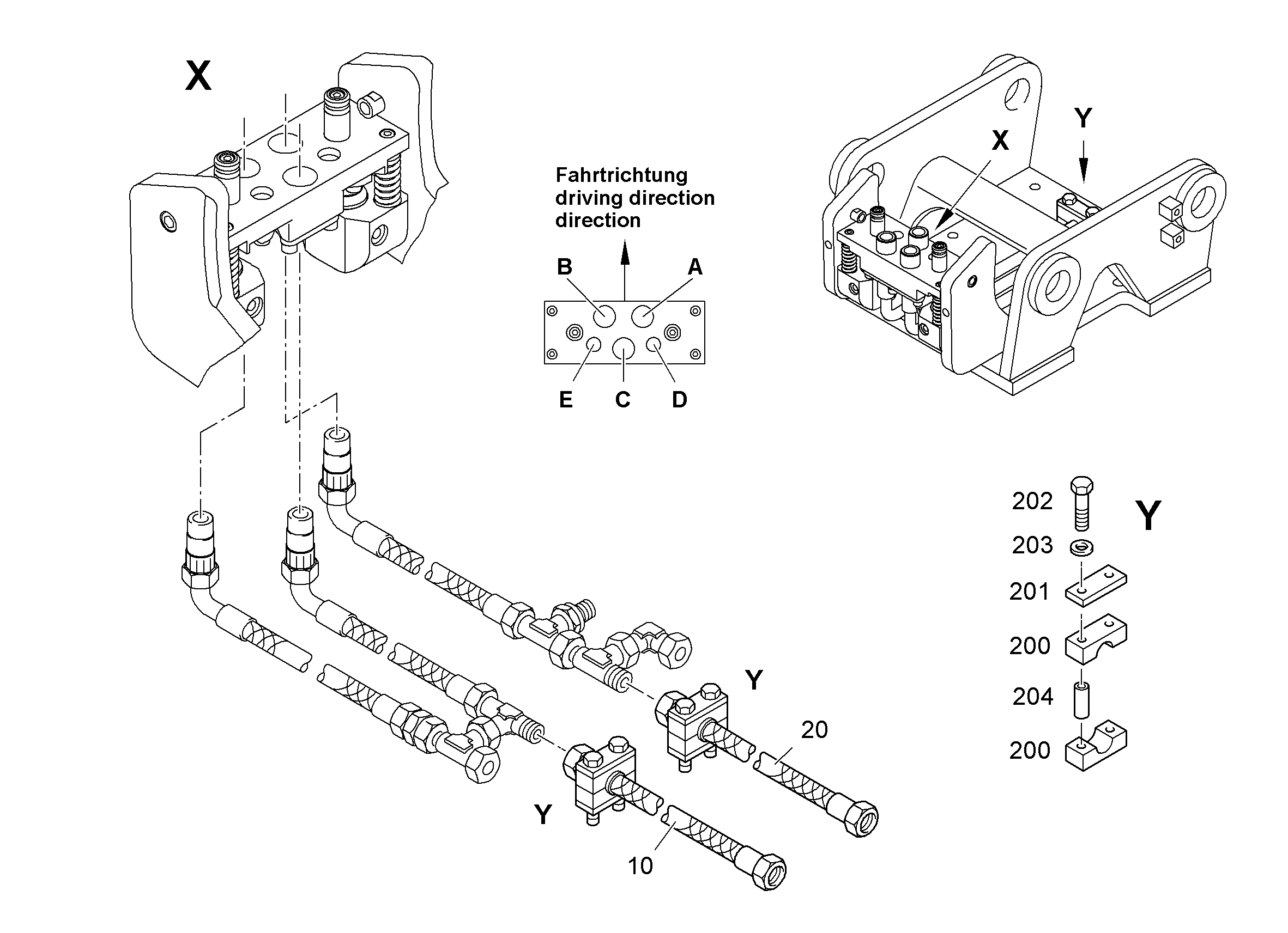 ШЛАНГ 20X840 10287612 LIEBHERR